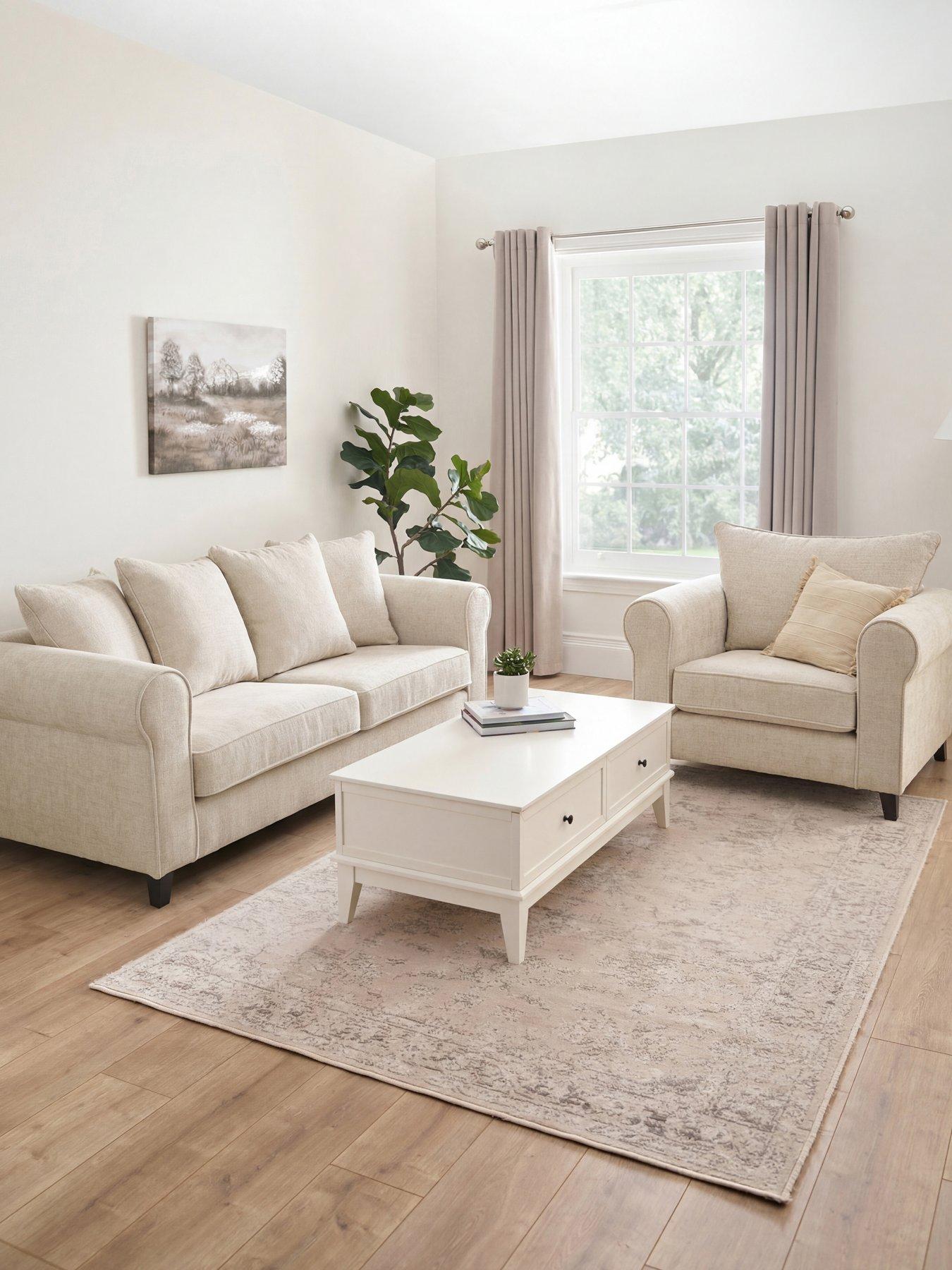 The Very Collection Sanderson 3 Seater + Chair