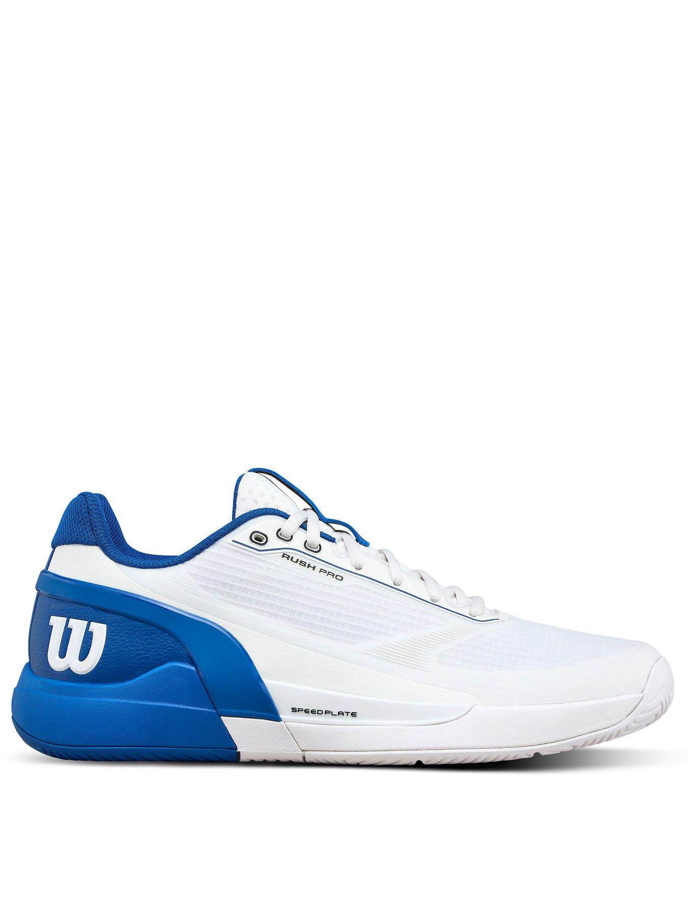 Wilson Mens Tennis Rush Pro 5 Shoes - Blue/White