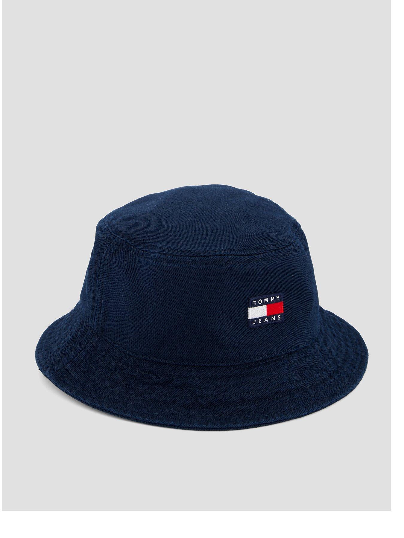 tommy-jeans-tommy-jeans-heritage-washed-bucket-hat-navyfront