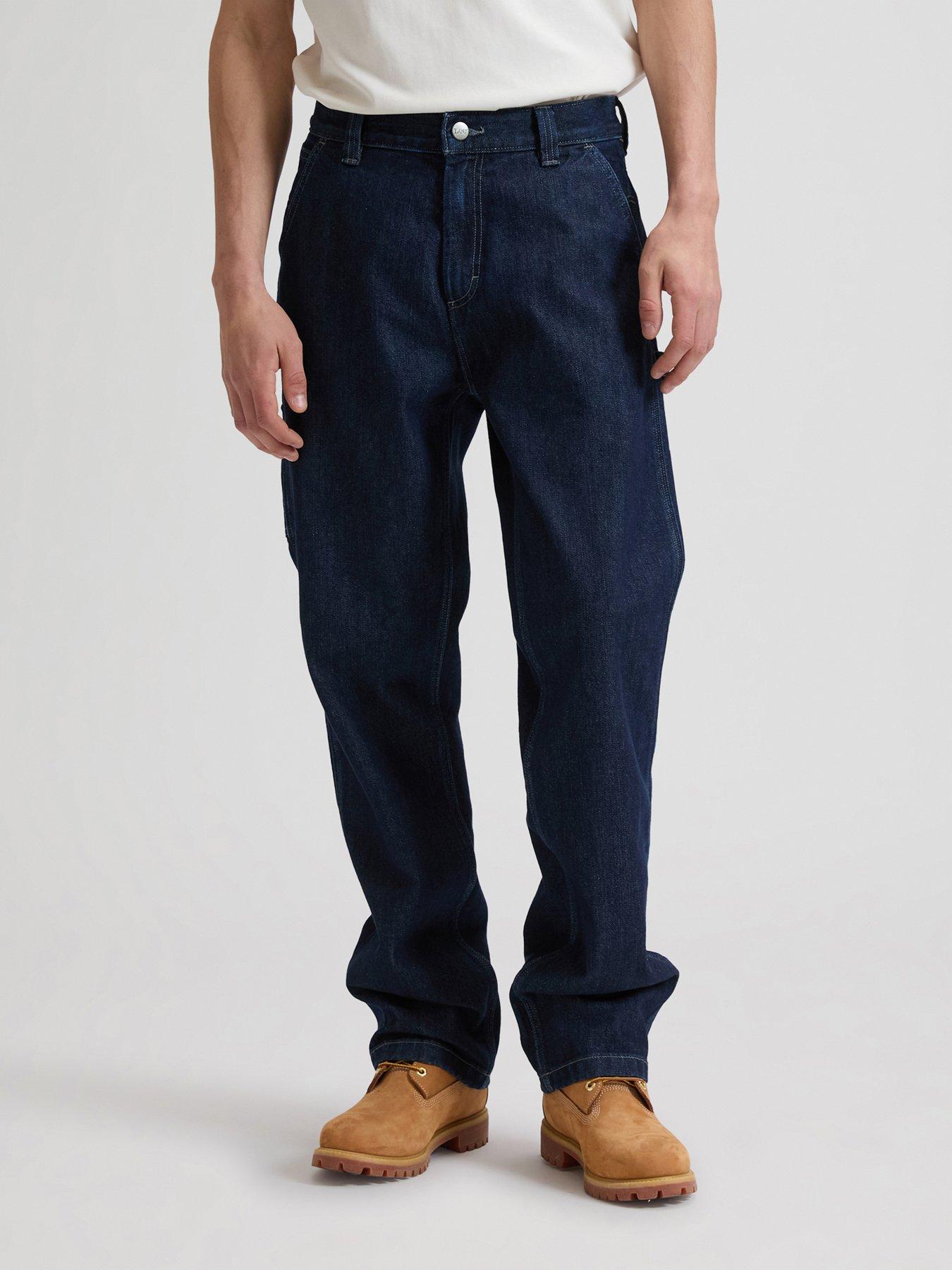 Lee Lee Relaxed Tapered Fit Carpenter Jeans - Dark Blue