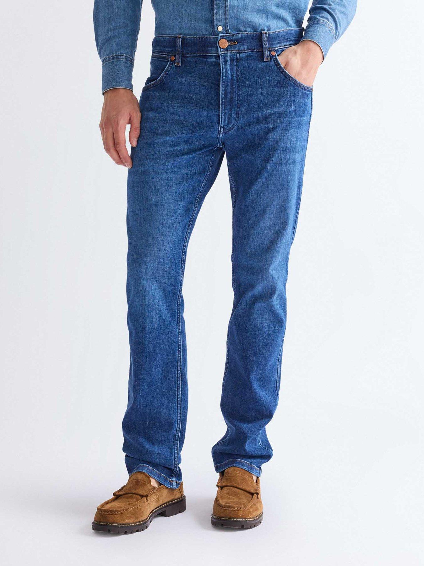 Wrangler Wrangler Greensboro Regular Fit Jeans - Dark Wash