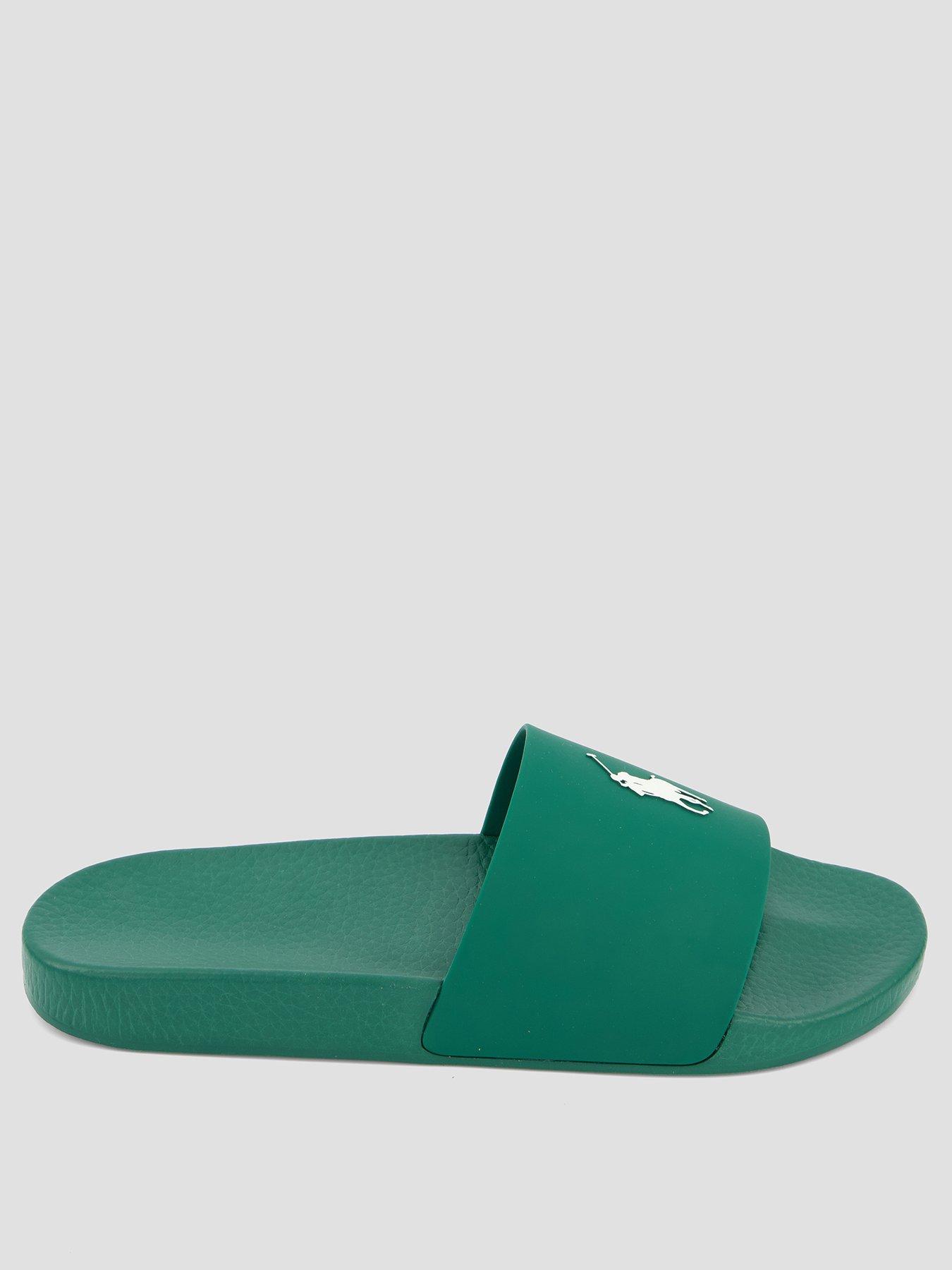 Image 2 of 7 of Polo Ralph Lauren Pool Slider - Green