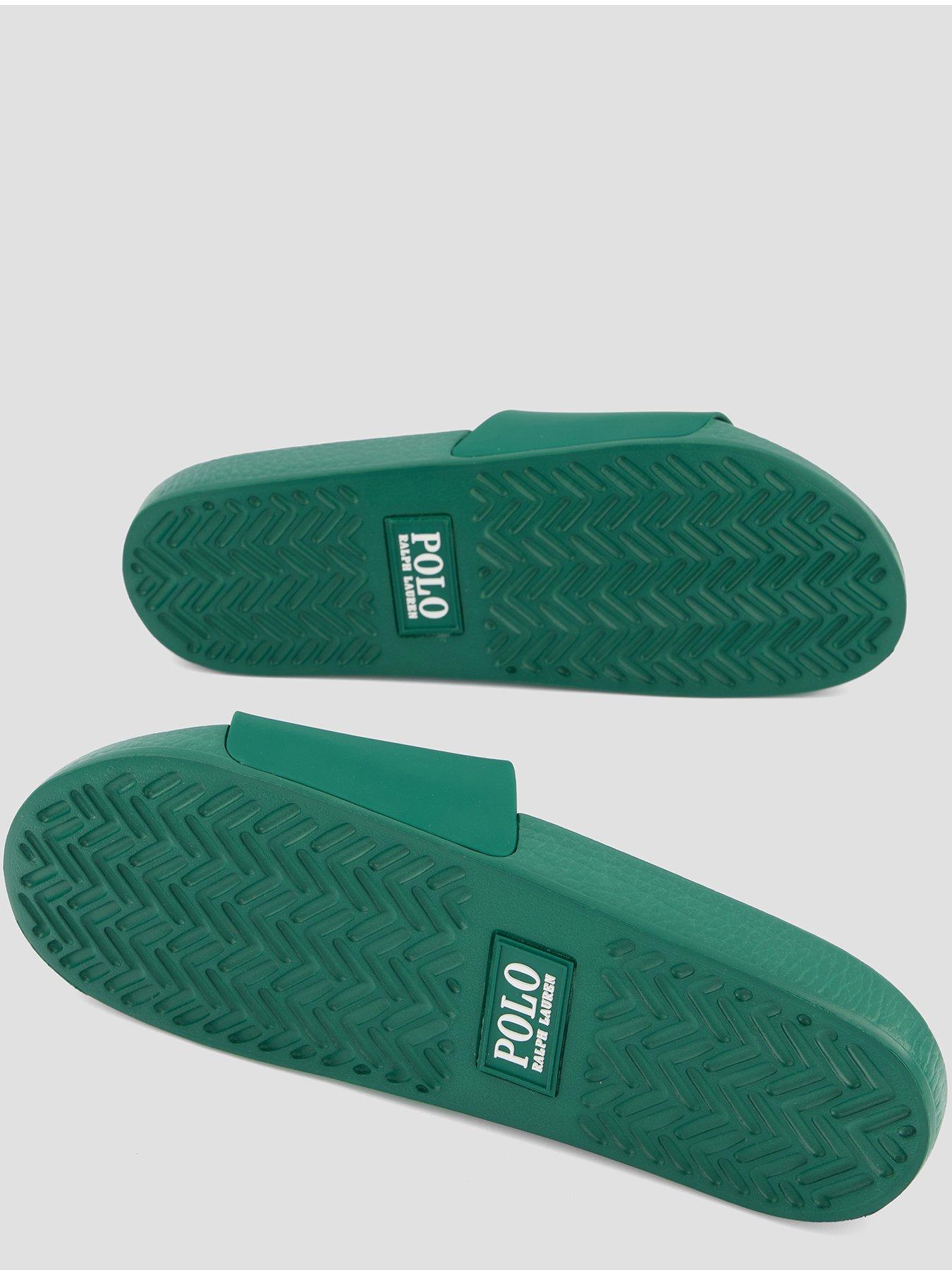 Image 4 of 7 of Polo Ralph Lauren Pool Slider - Green