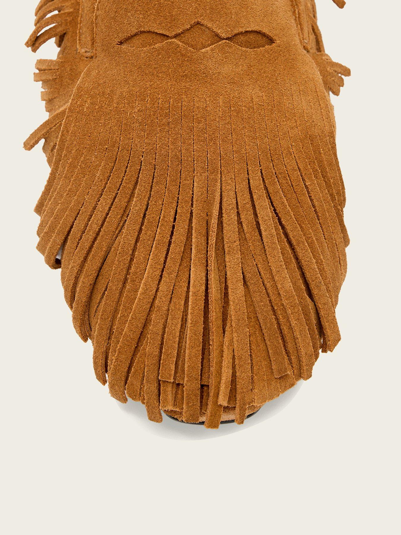 allsaints-sandy-fringe-loafer-brownstillFront