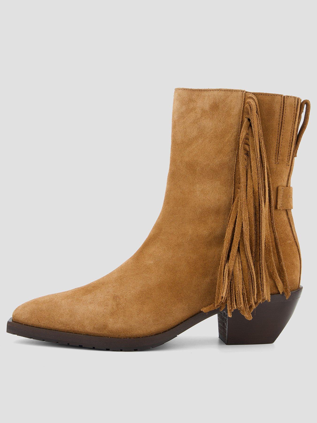 AllSaints BAZELY FRINGE BOOT