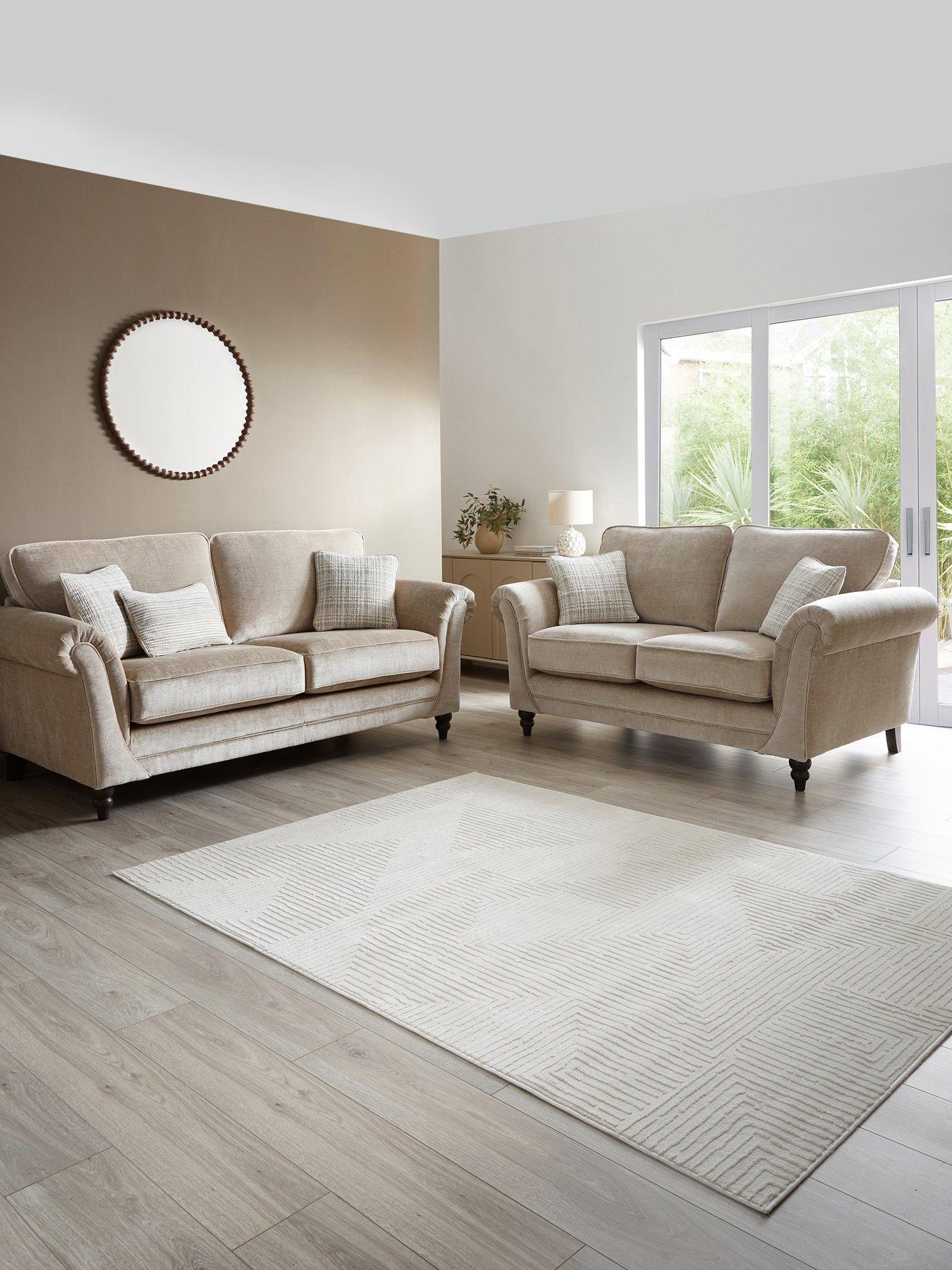 The Very Collection Highgate 3 + 2 Seater Fabric Sofa Set