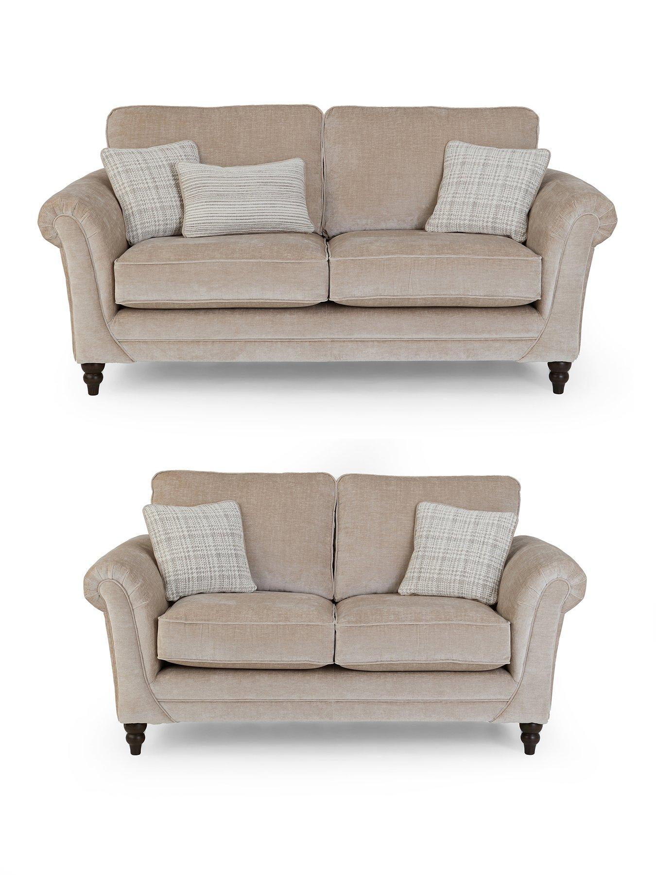Image 2 of 6 of The Very Collection Highgate 3 + 2 Seater Fabric Sofa Set