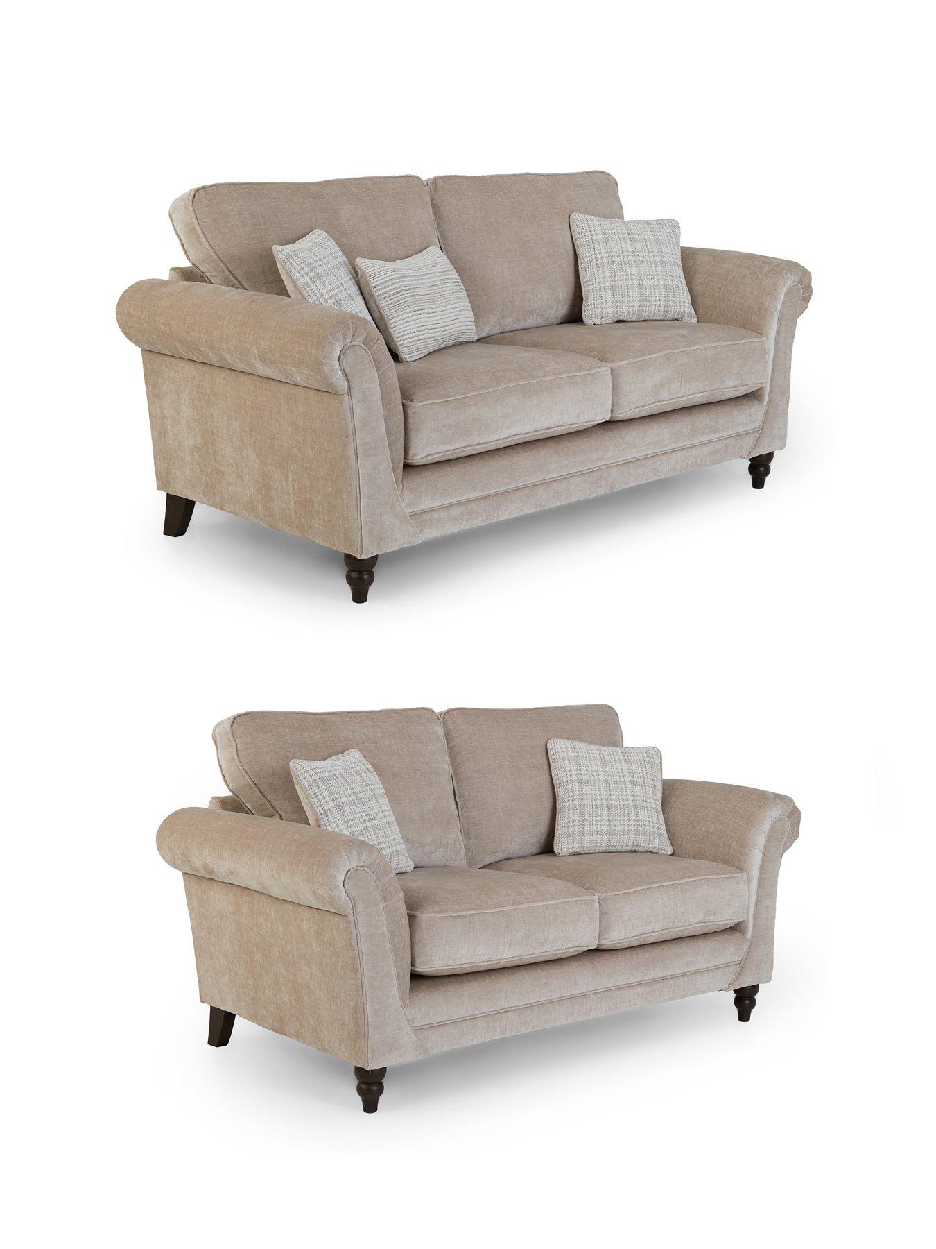Image 3 of 6 of The Very Collection Highgate 3 + 2 Seater Fabric Sofa Set