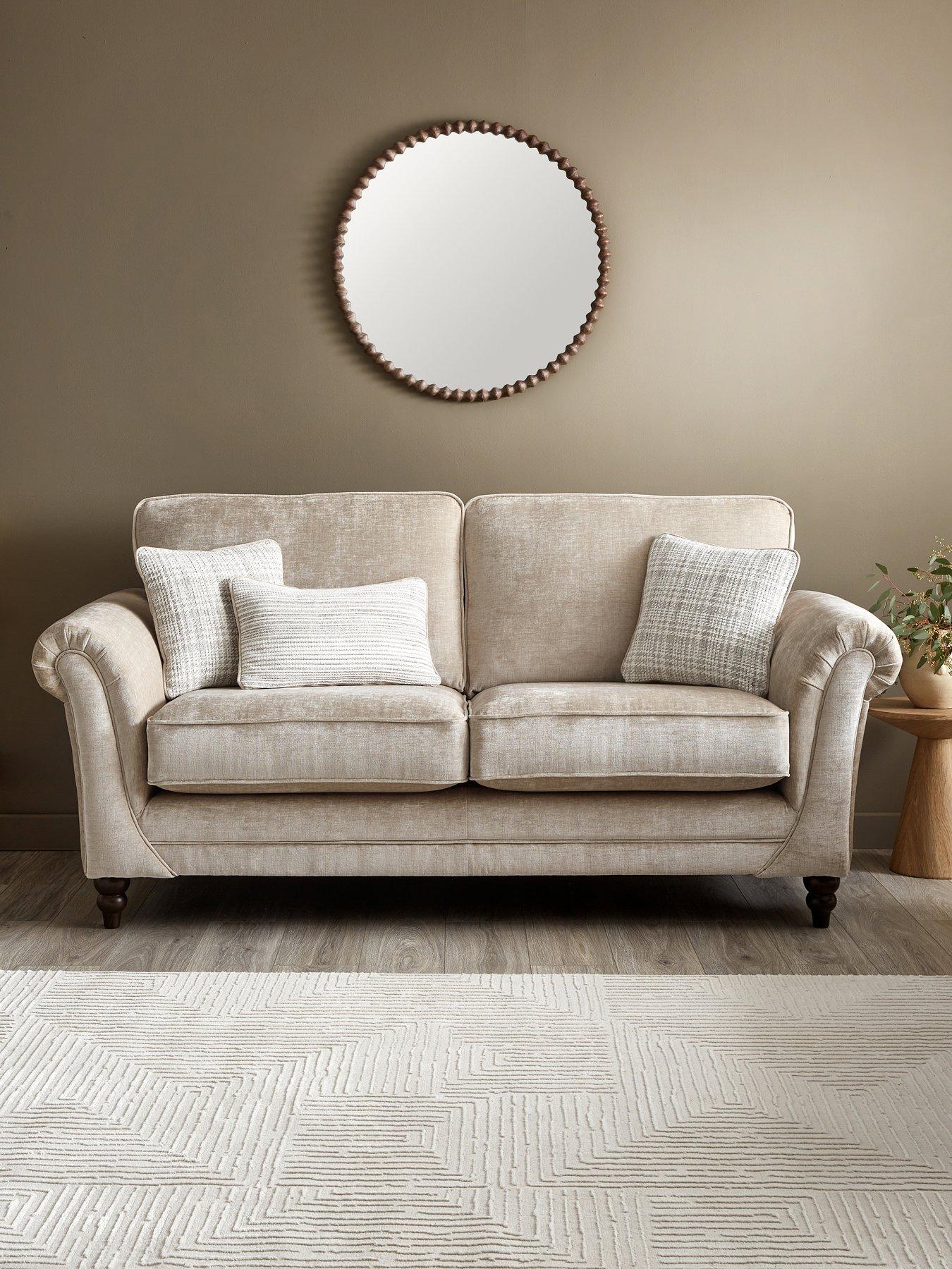 The Very Collection Highgate 3 Seater Fabric Sofa - Made to Order in the UK