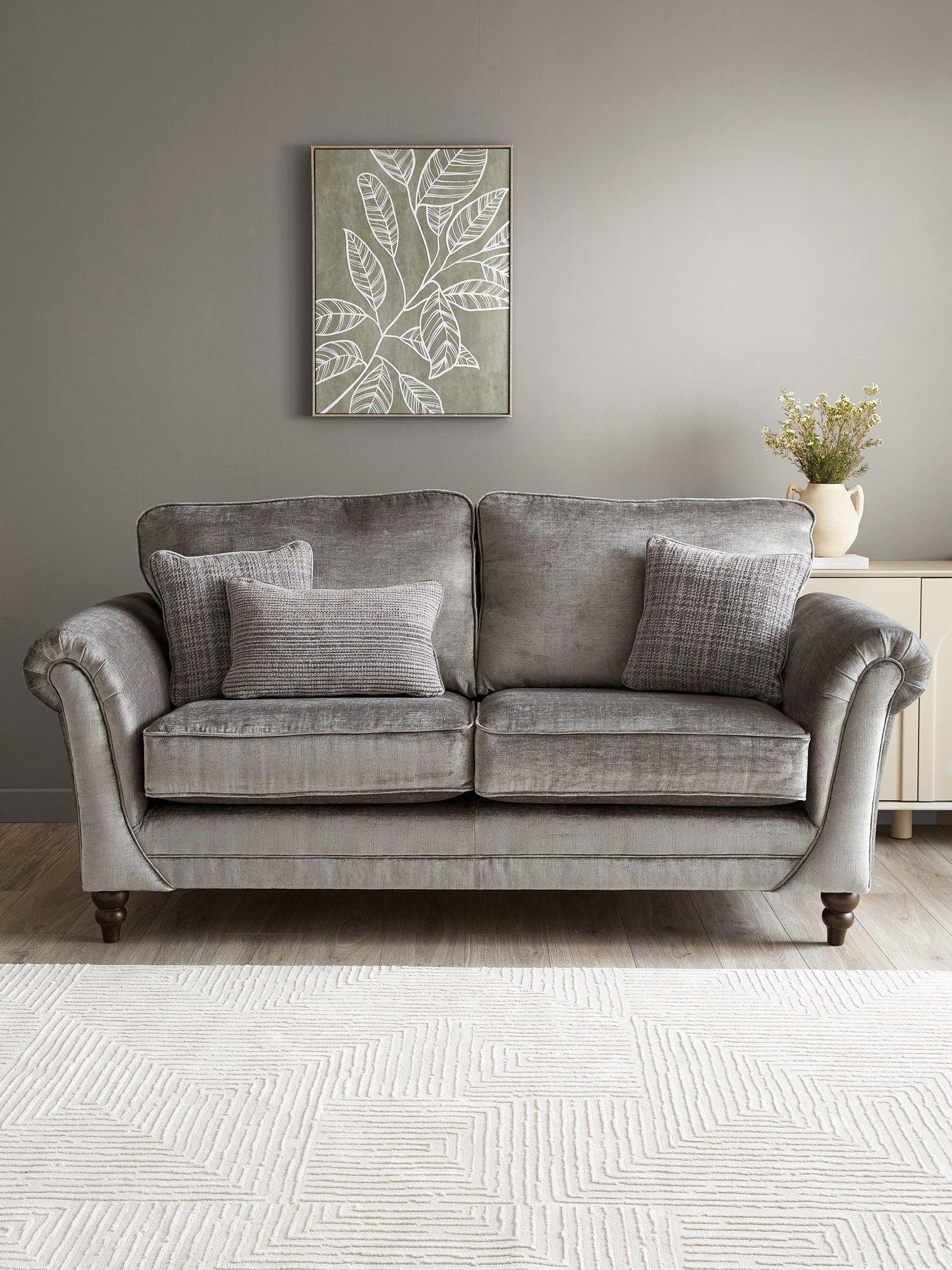 The Very Collection Highgate 3 Seater Fabric Sofa - Made to Order in the UK