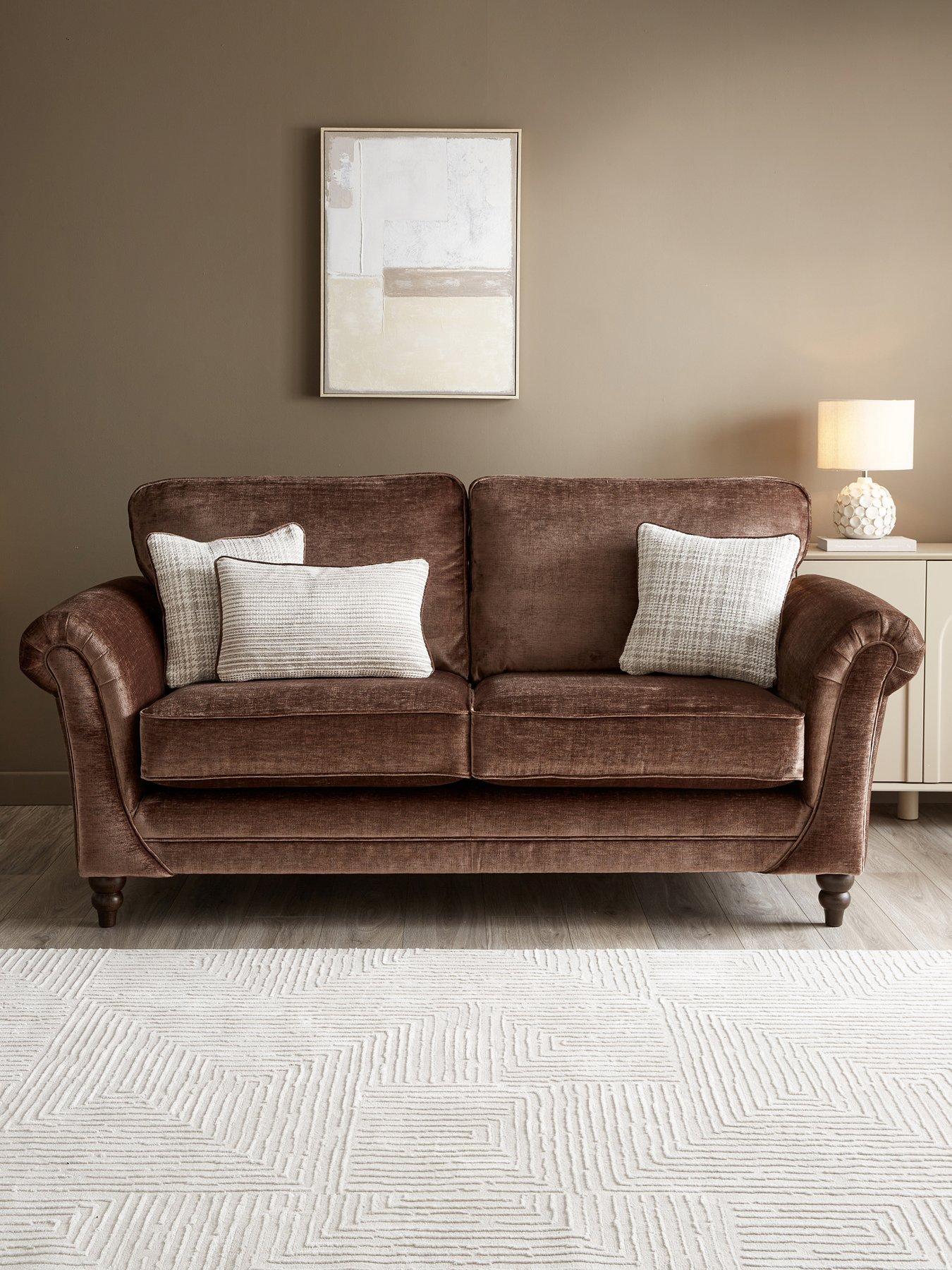 The Very Collection Highgate 3 Seater Fabric Sofa - Made to Order in the UK