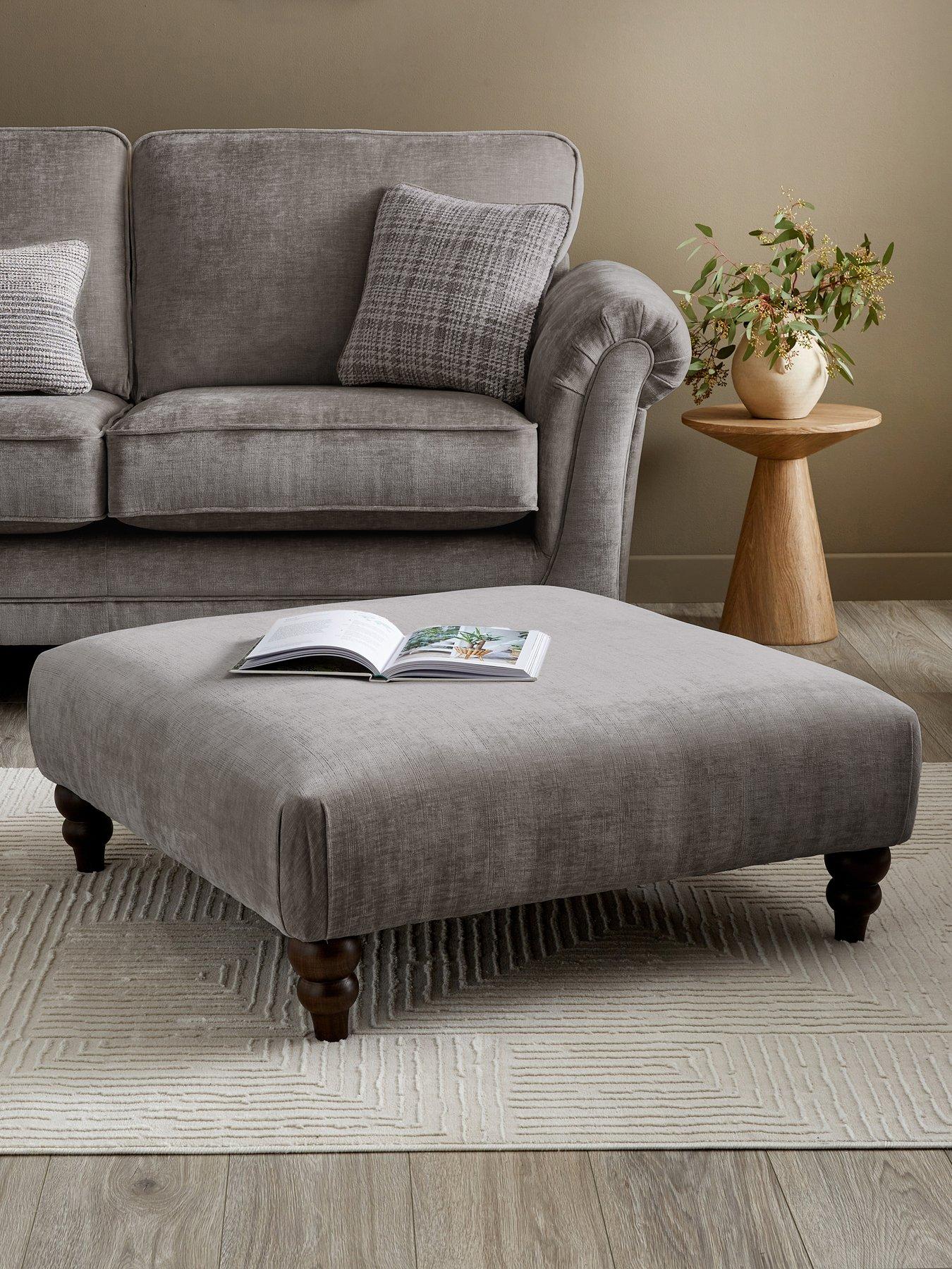 The Very Collection Highgate Fabric Footstool