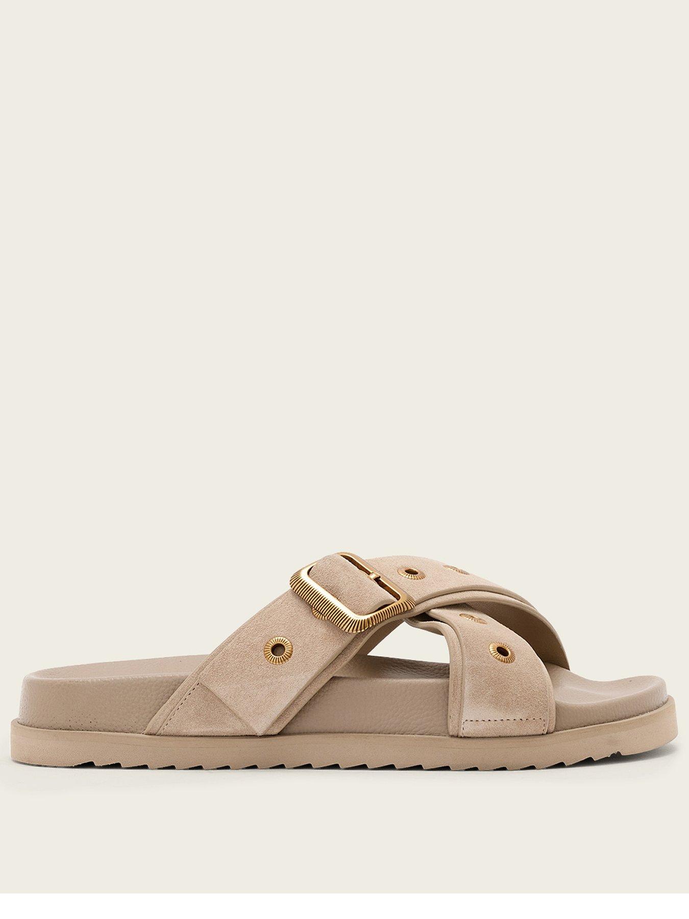 AllSaints Suki Western Slider - Brown