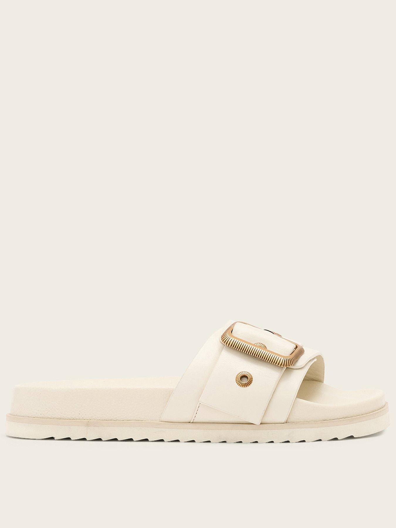 AllSaints Ellie Western Slider - White