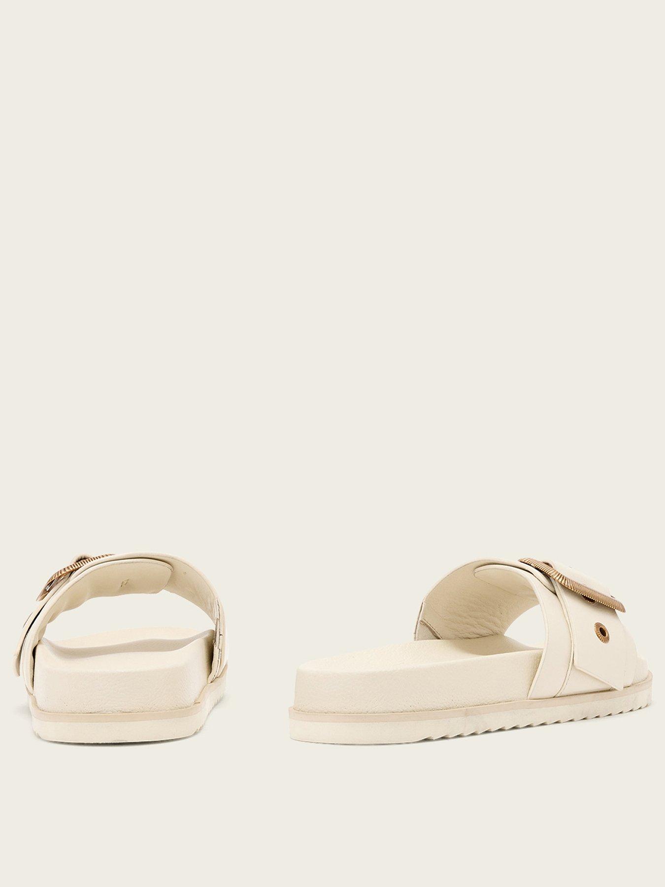 Image 3 of 6 of AllSaints Ellie Western Slider - White