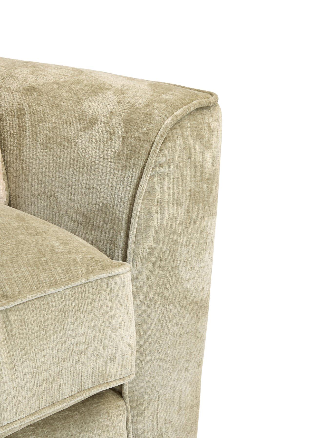 Image 7 of 7 of The Very Collection Clover Left Hand Scatterback Corner Chaise With Footstool