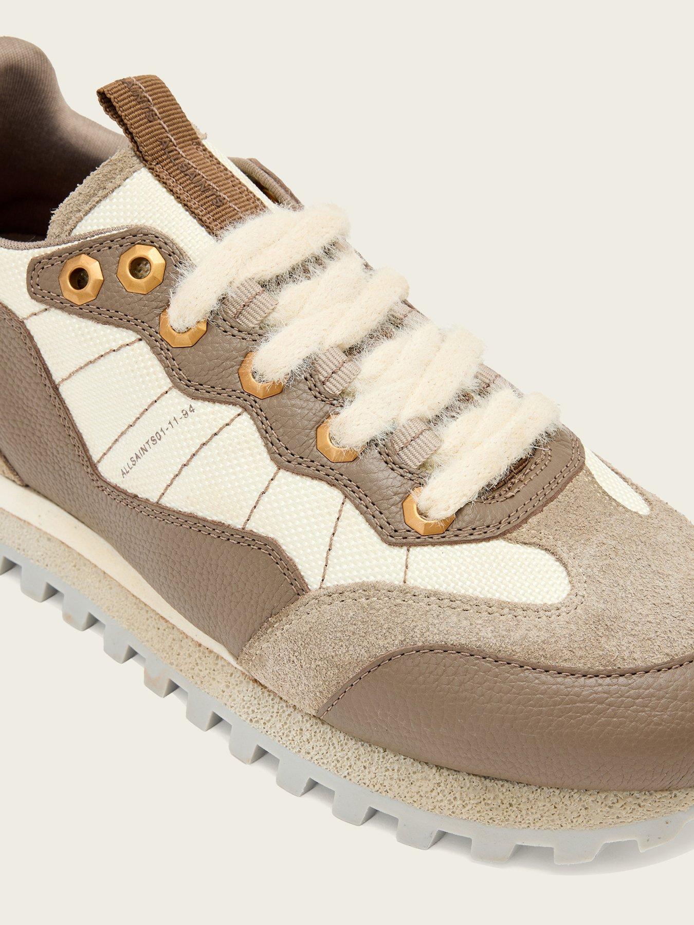 Image 5 of 5 of AllSaints Nevis Suede Trainers - Brown