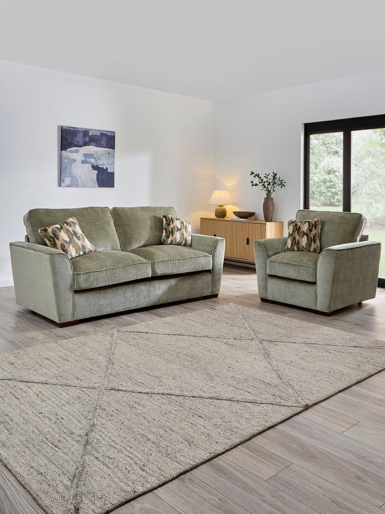 The Very Collection Clover 3 Seater + Chair