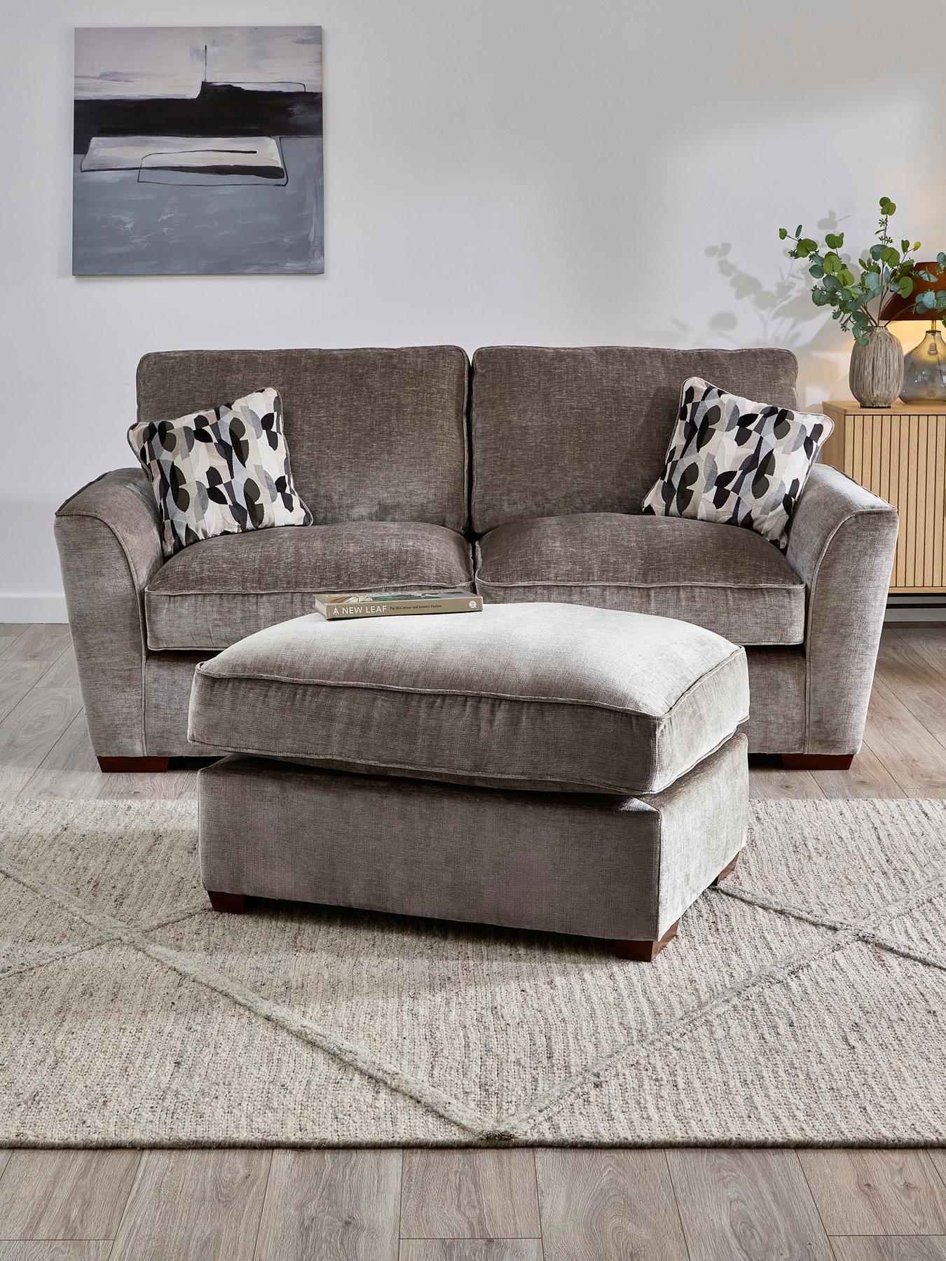 The Very Collection Clover 3 Seater + Footstool