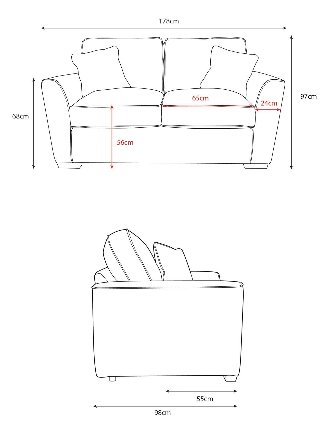 Image 7 of 7 of The Very Collection Clover 2 Seater Sofa