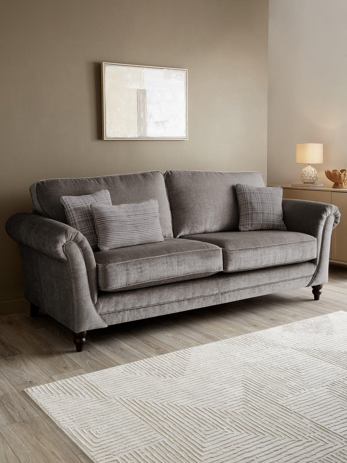The Very Collection Highgate 4 Seater Fabric Sofa - Made to Order in the UK