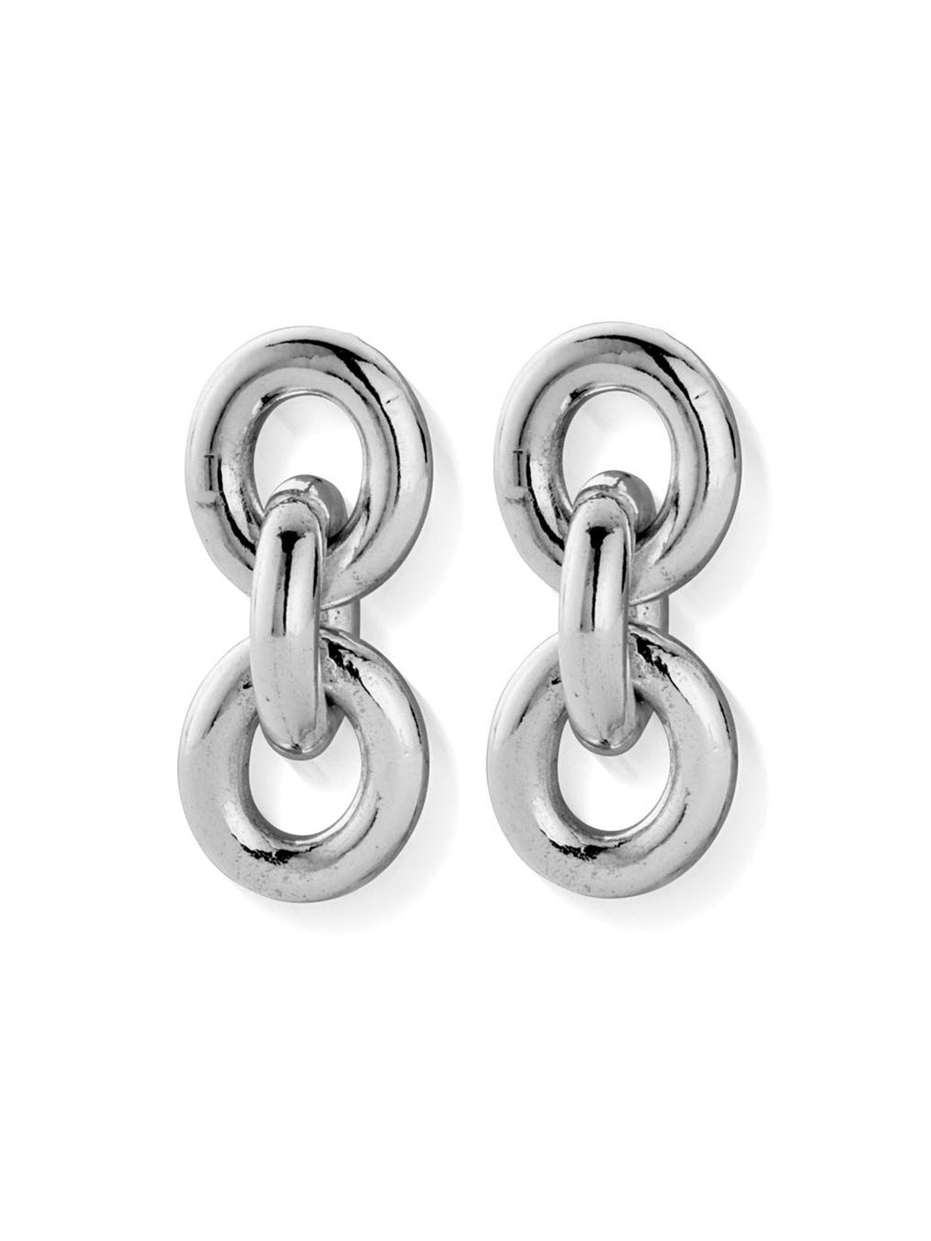 chlobo-anchor-chain-3-link-earringsstillFront