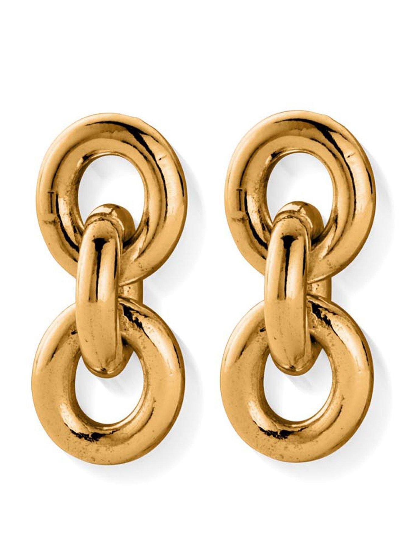 chlobo-gold-anchor-chain-3-link-earringsfront