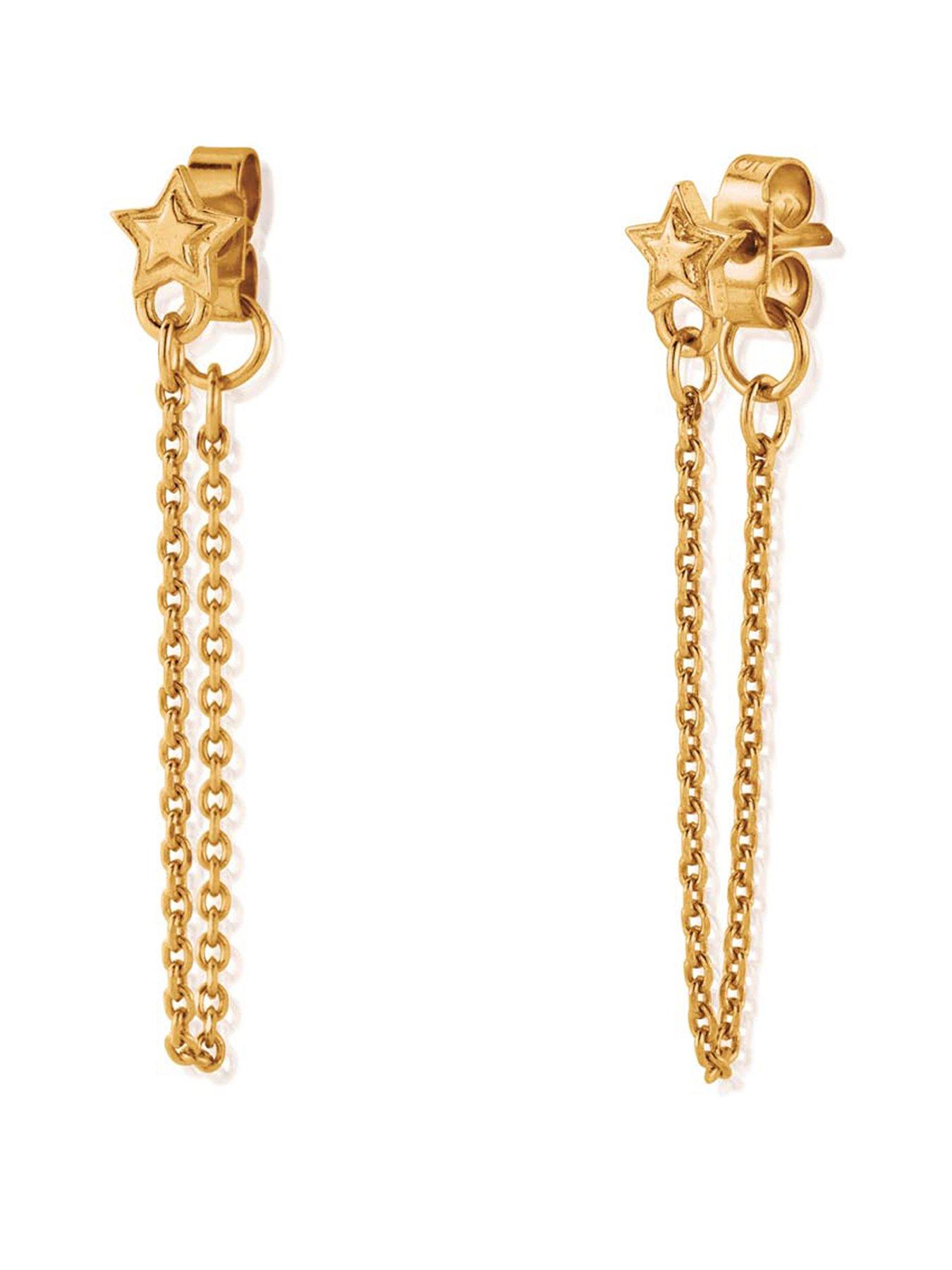chlobo-gold-radiant-essence-chain-stud-earringsfront