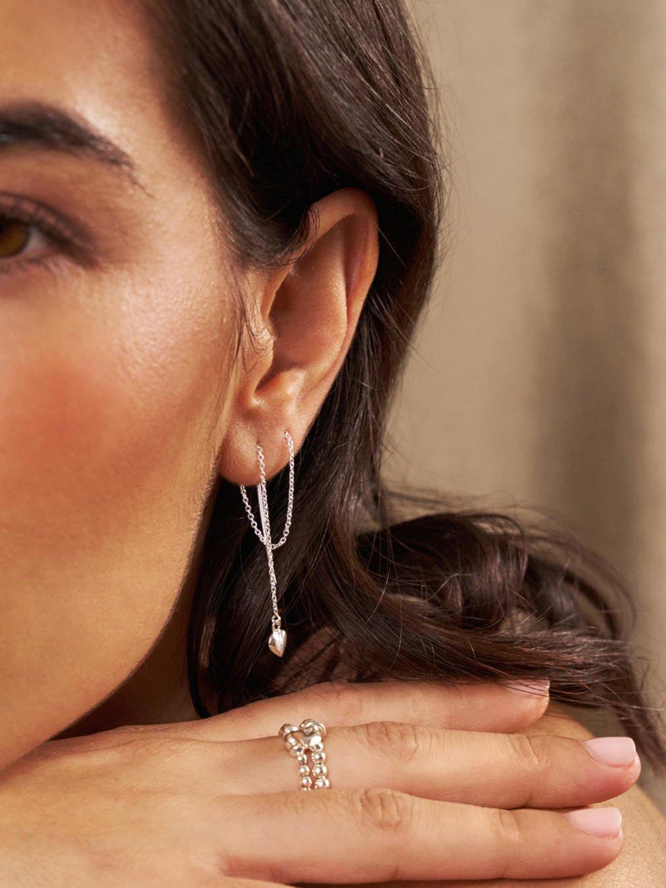 chlobo-mini-puffed-heart-pull-through-earringsstillFront