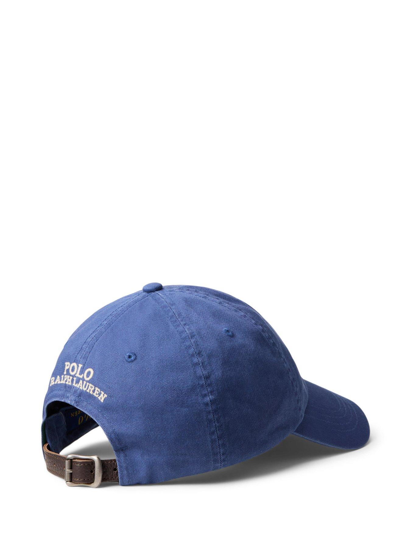 Image 2 of 3 of Polo Ralph Lauren Bear Woven Baseball Cap - Navy