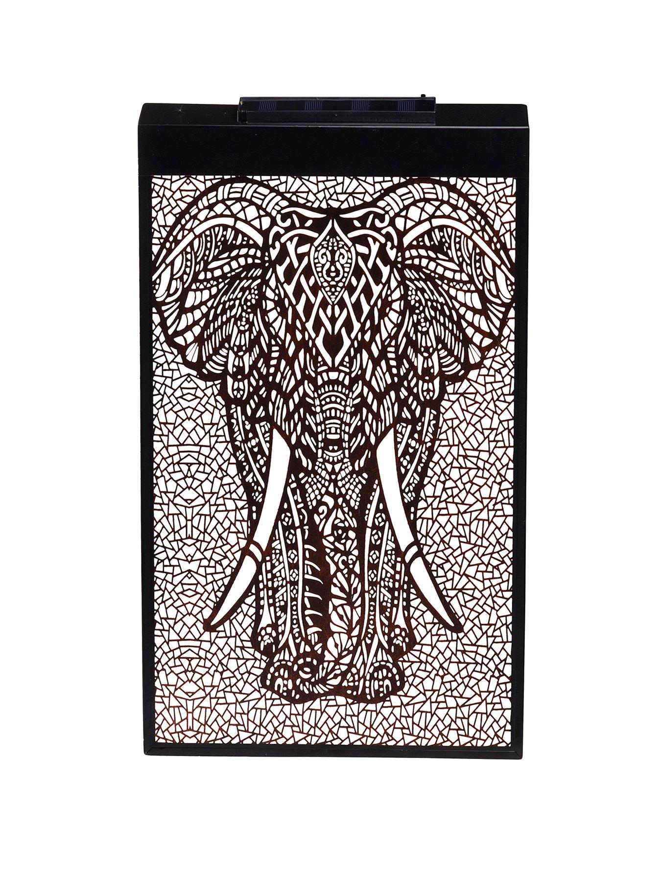 Image 2 of 3 of Smart Solar Elephant Decor Panel