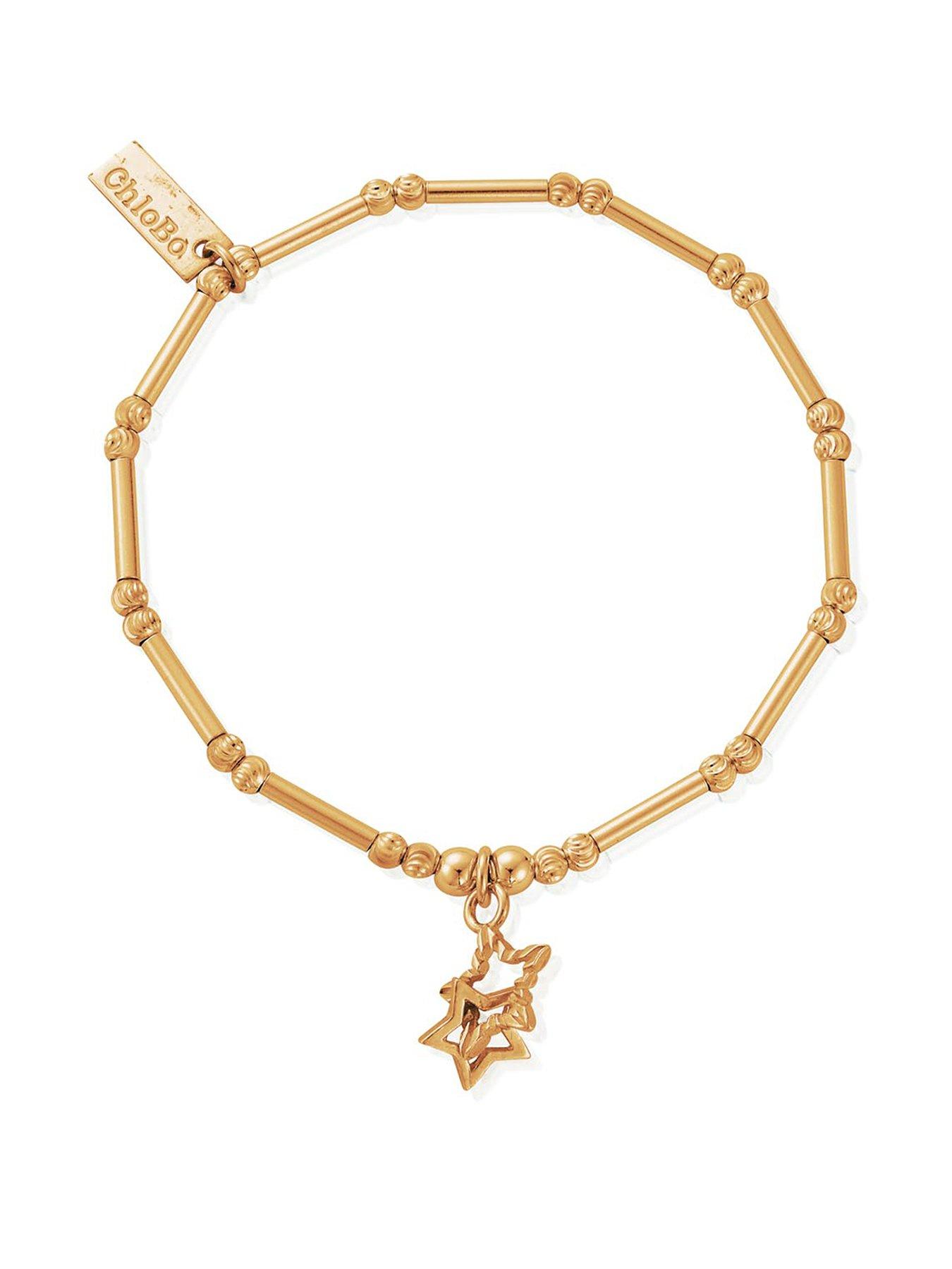 chlobo-gold-dainty-moon-cut-sparkle-interlocking-star-braceletfront