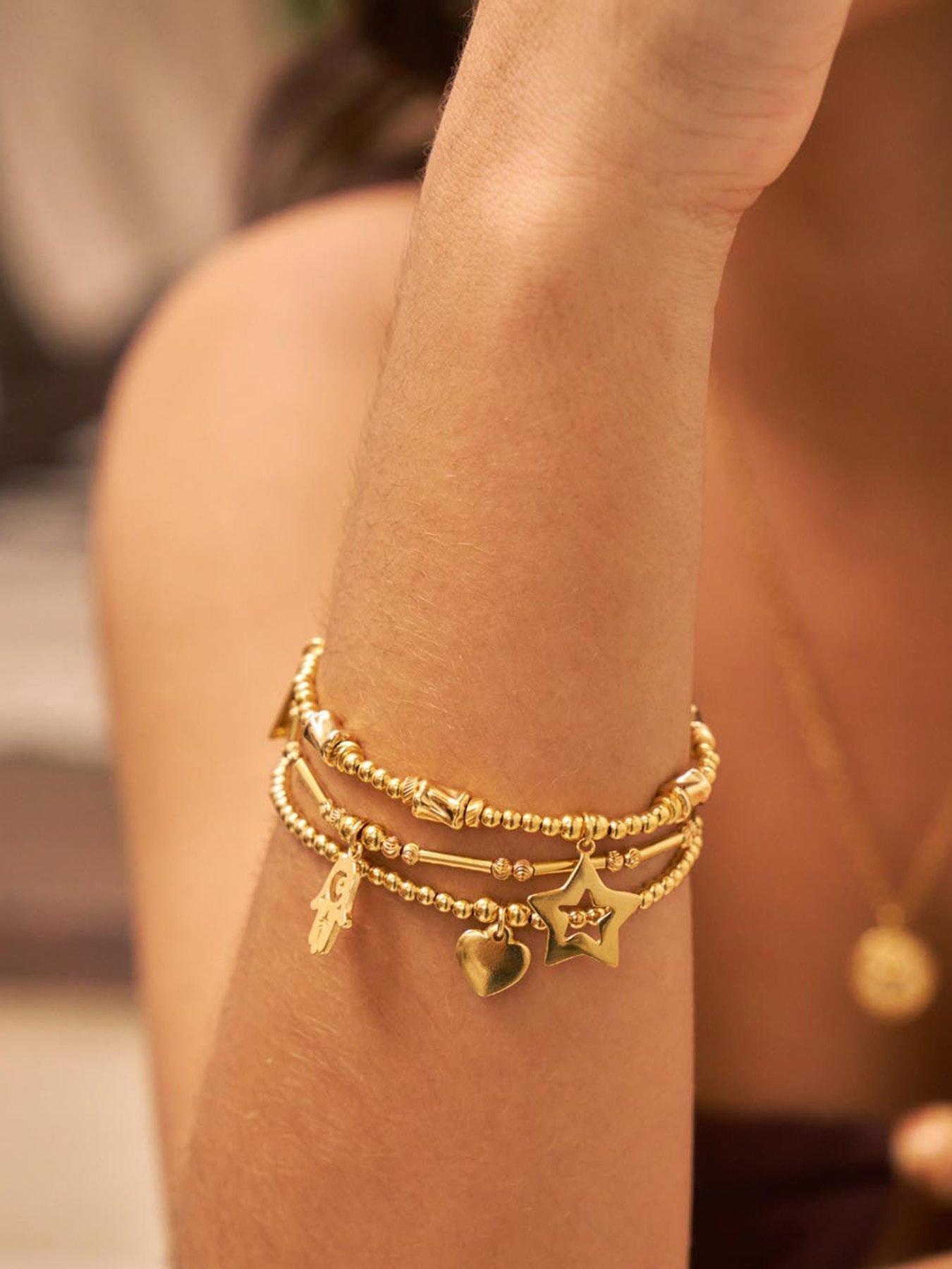 chlobo-gold-cute-charm-heart-braceletstillFront