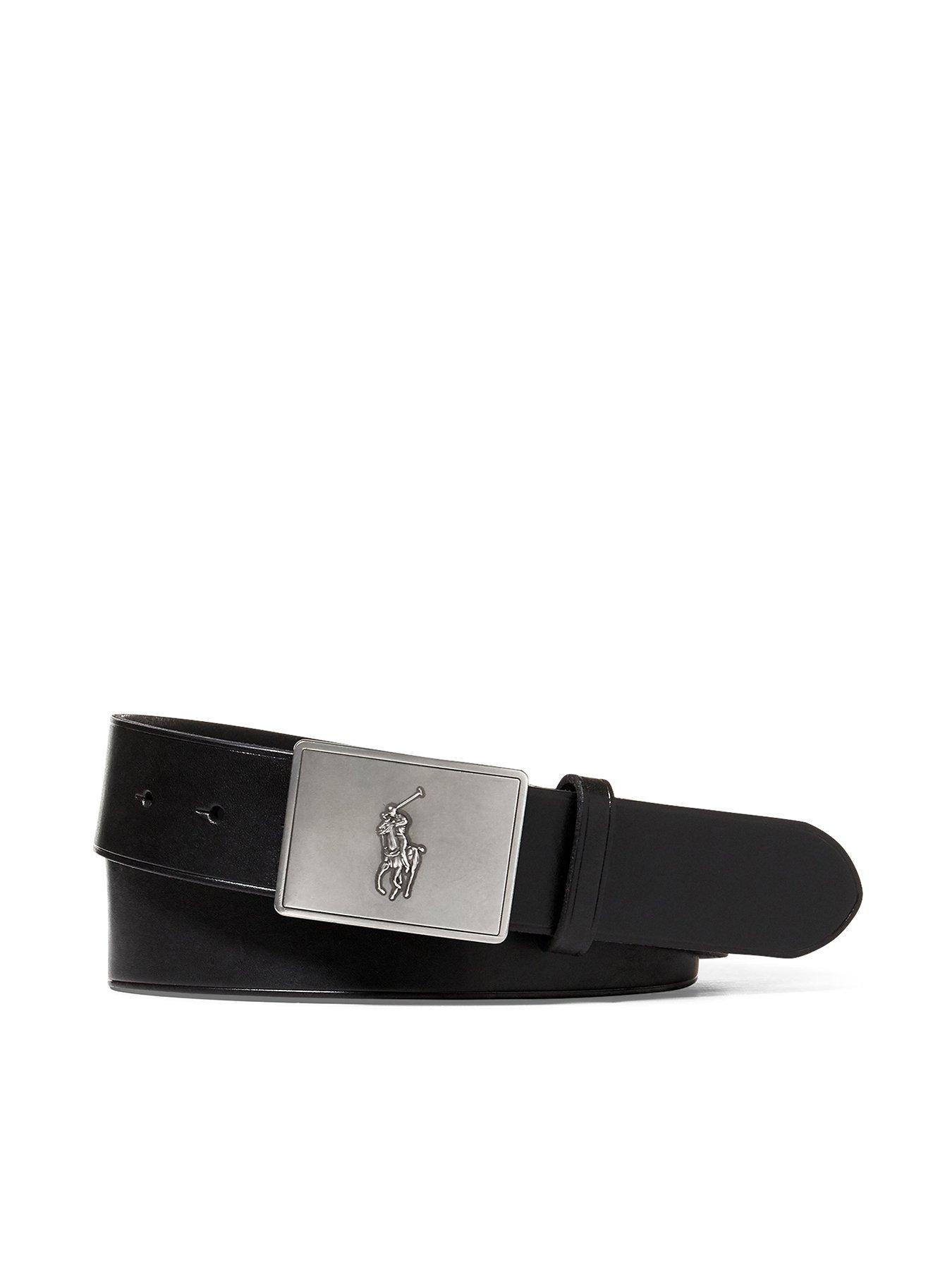polo-ralph-lauren-pony-player-plaque-leather-belt-black