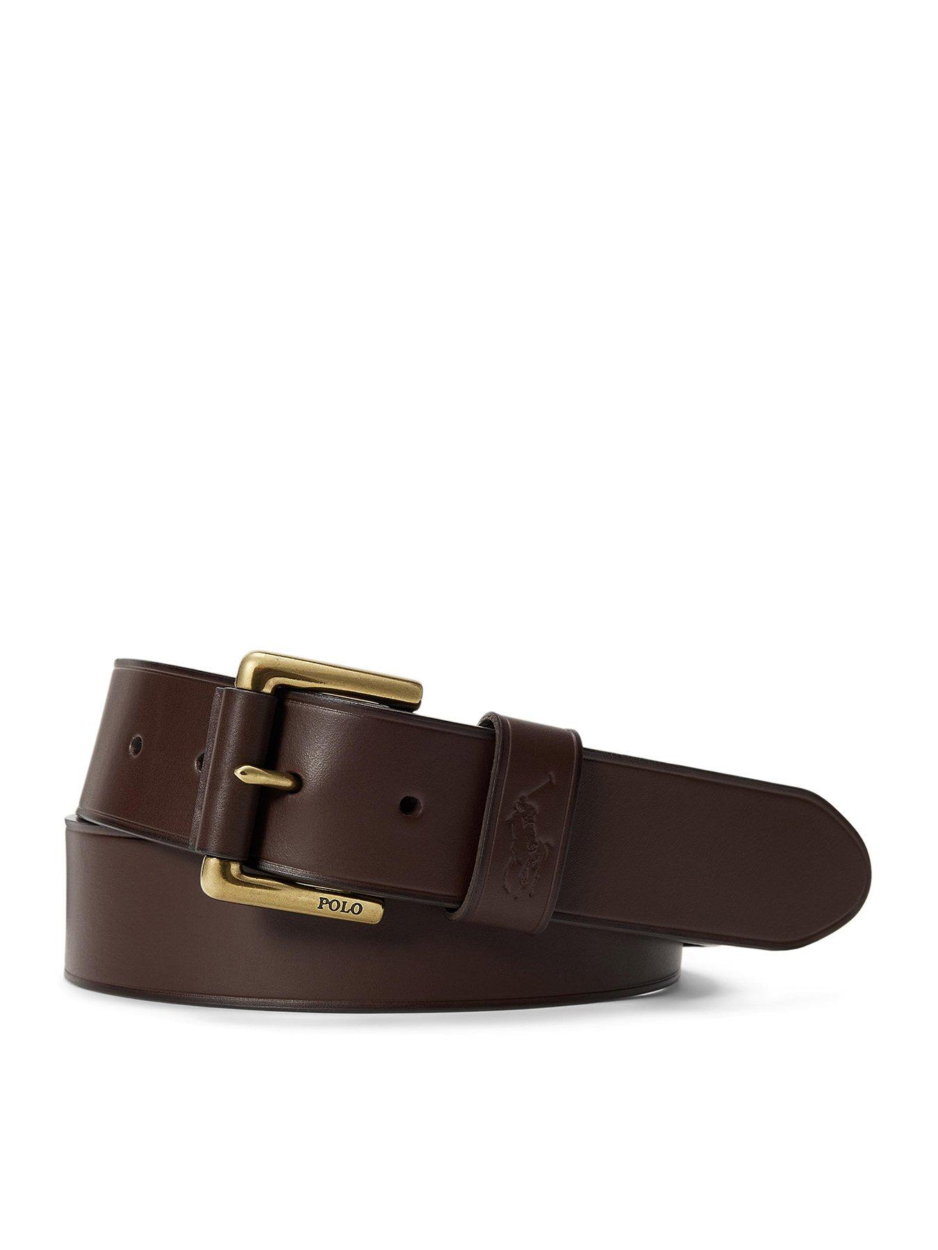 polo-ralph-lauren-smooth-pony-keeper-leather-belt-brownfront