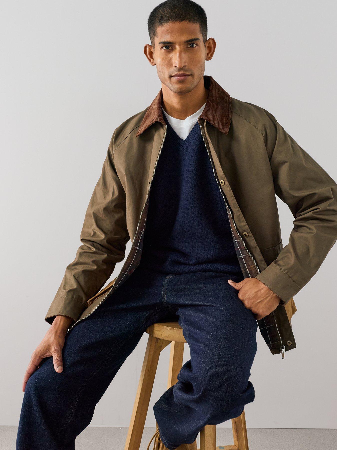 The Very Collection Pure Cotton Wax Jacket - Brown