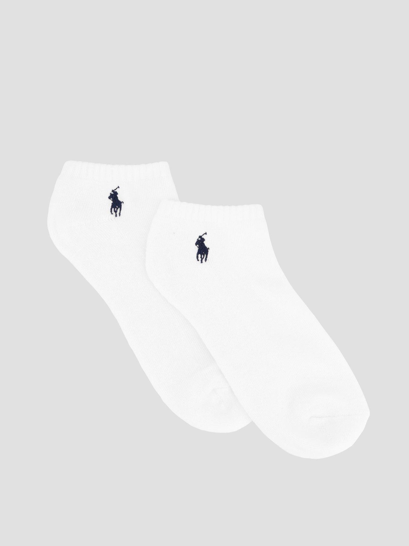 Image 2 of 3 of Polo Ralph Lauren 6 Pack Crew Sports Socks - White