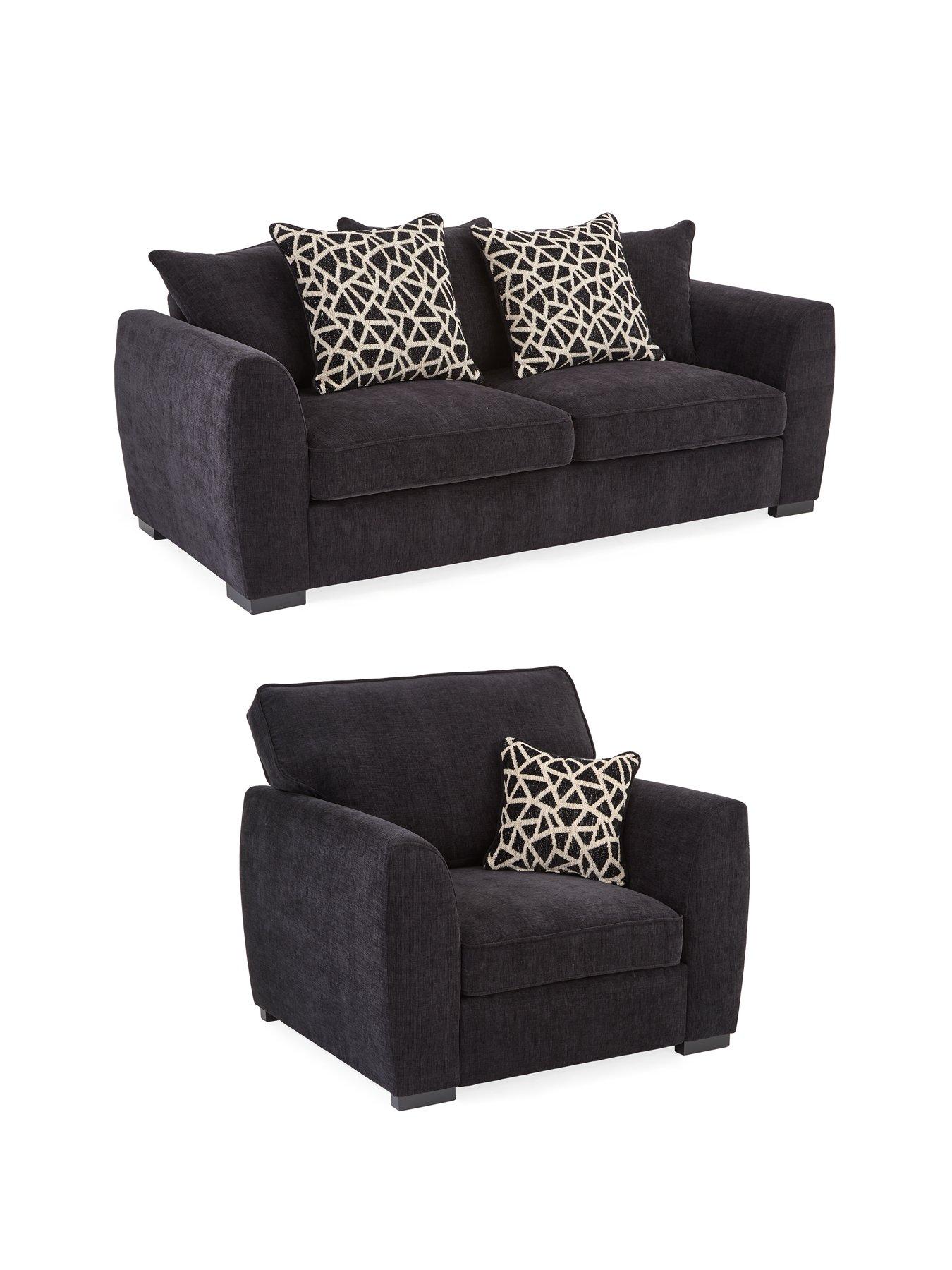 Image 2 of 5 of The Very Collection Payton 3 Seater + Chair