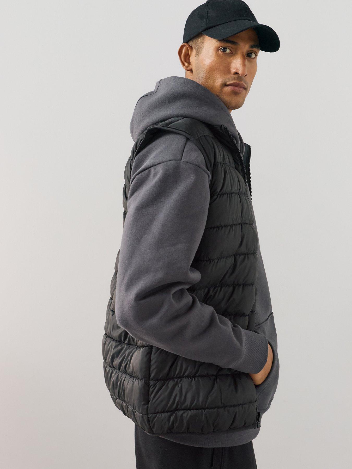 Image 5 of 7 of The Very Collection Reversible Shower Resistant Padded Gilet - Black