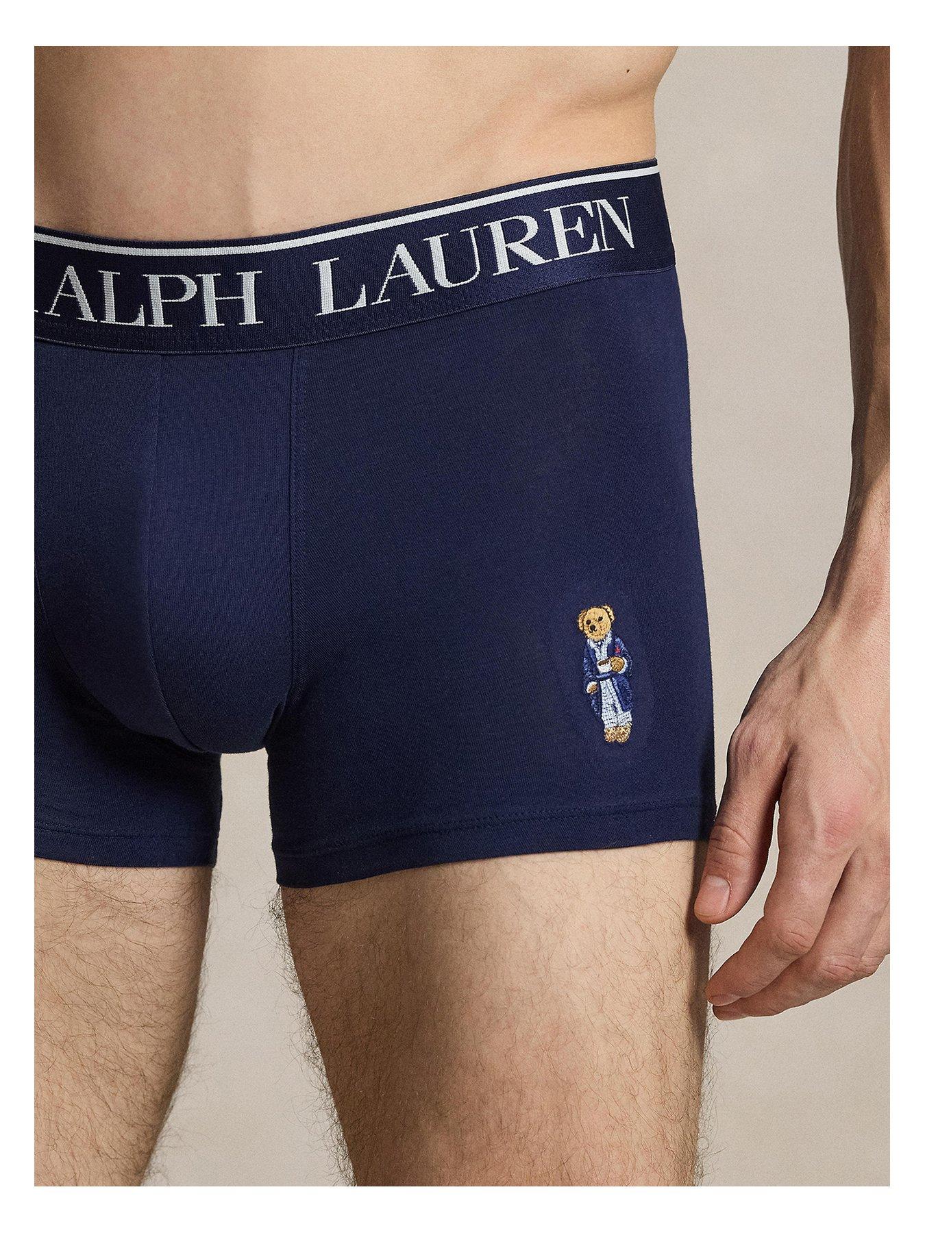 Image 2 of 3 of Polo Ralph Lauren 2 Pack Plain / Bear Trunks - Assorted