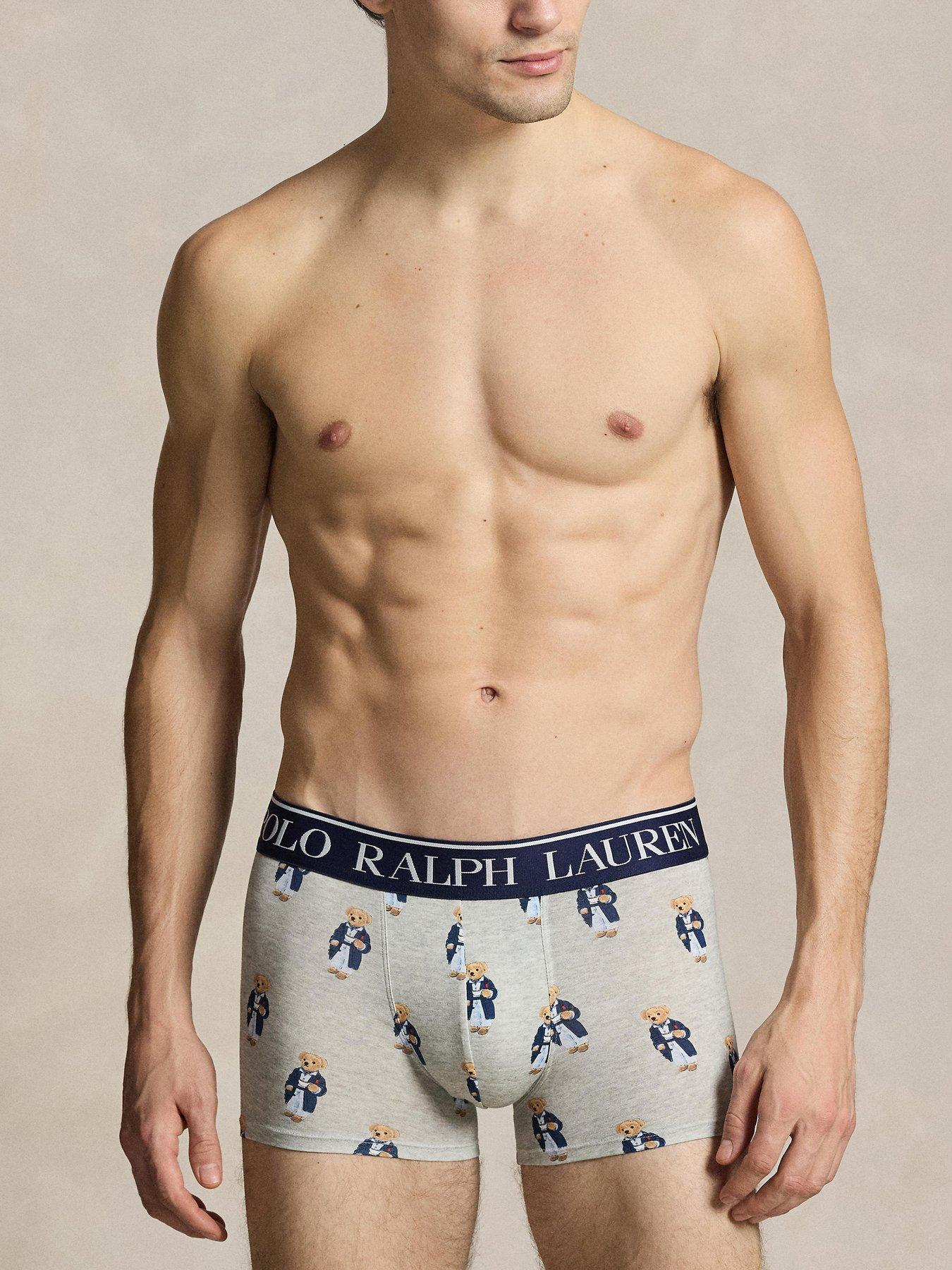 Image 3 of 3 of Polo Ralph Lauren 2 Pack Plain / Bear Trunks - Assorted