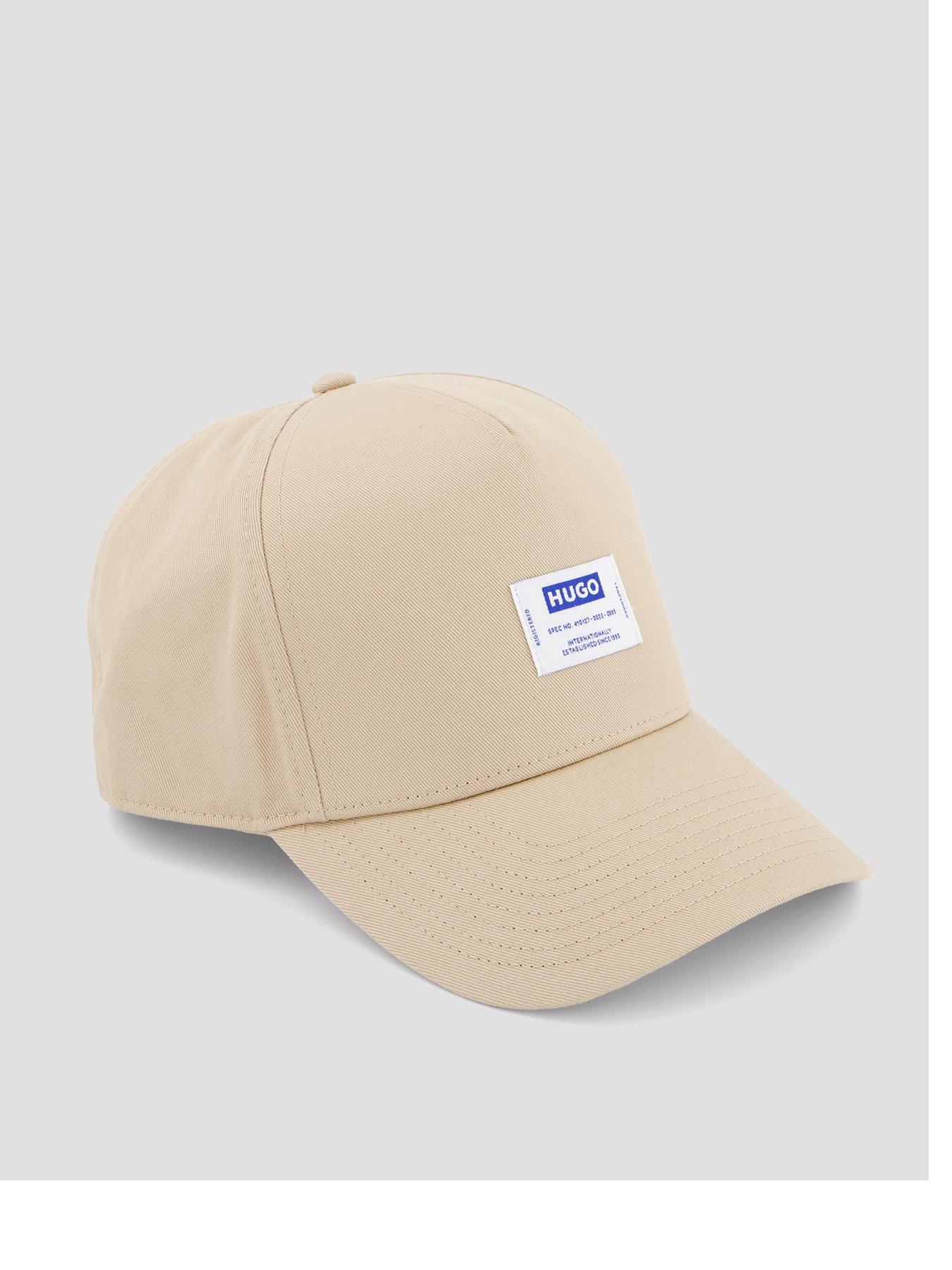 HUGO Blue Merk Badge Snacpback Cap - Beige