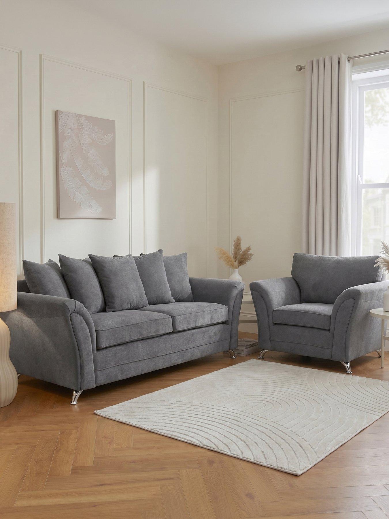 The Very Collection Dury 3 Seater + Chair