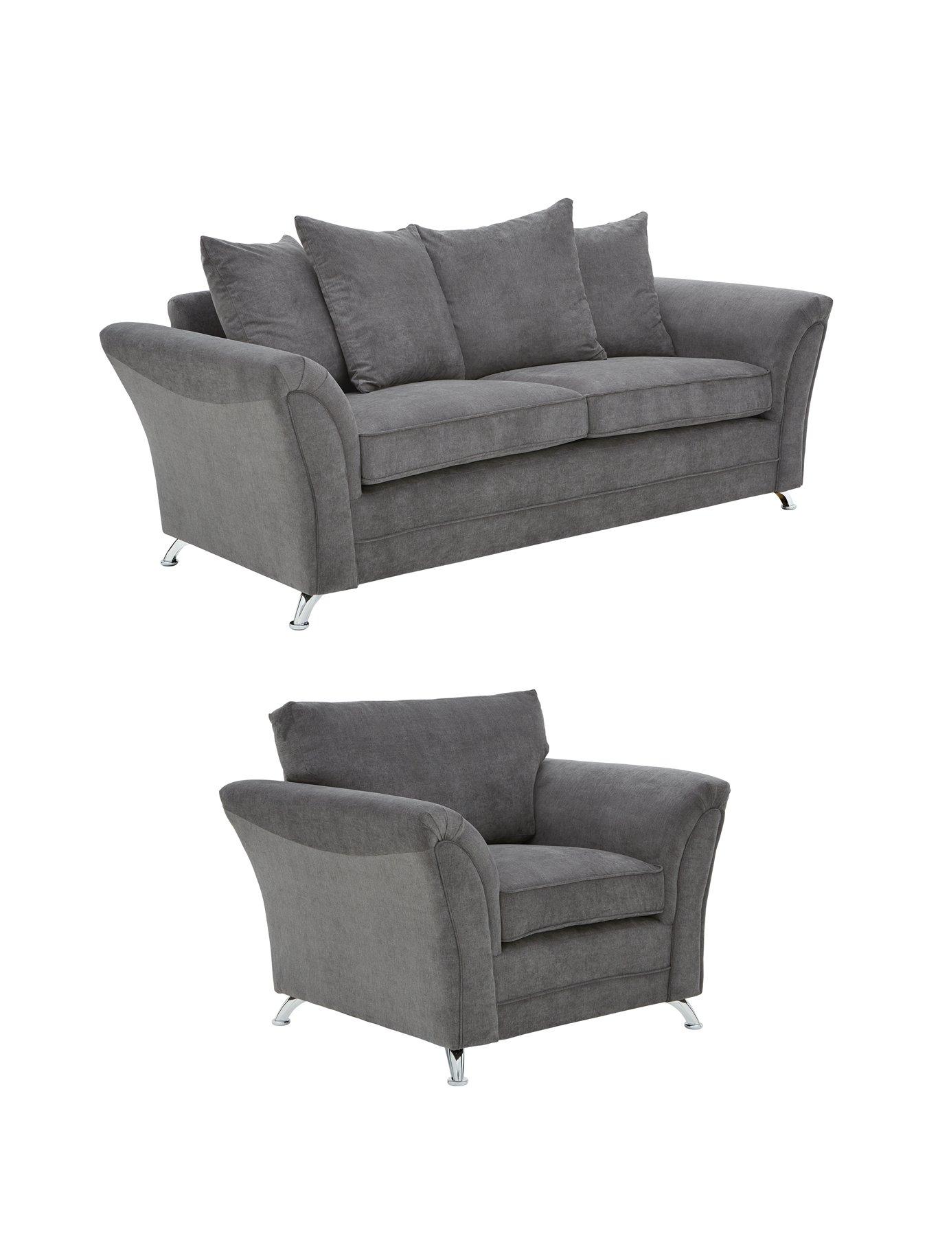 Image 2 of 4 of The Very Collection Dury 3 Seater + Chair