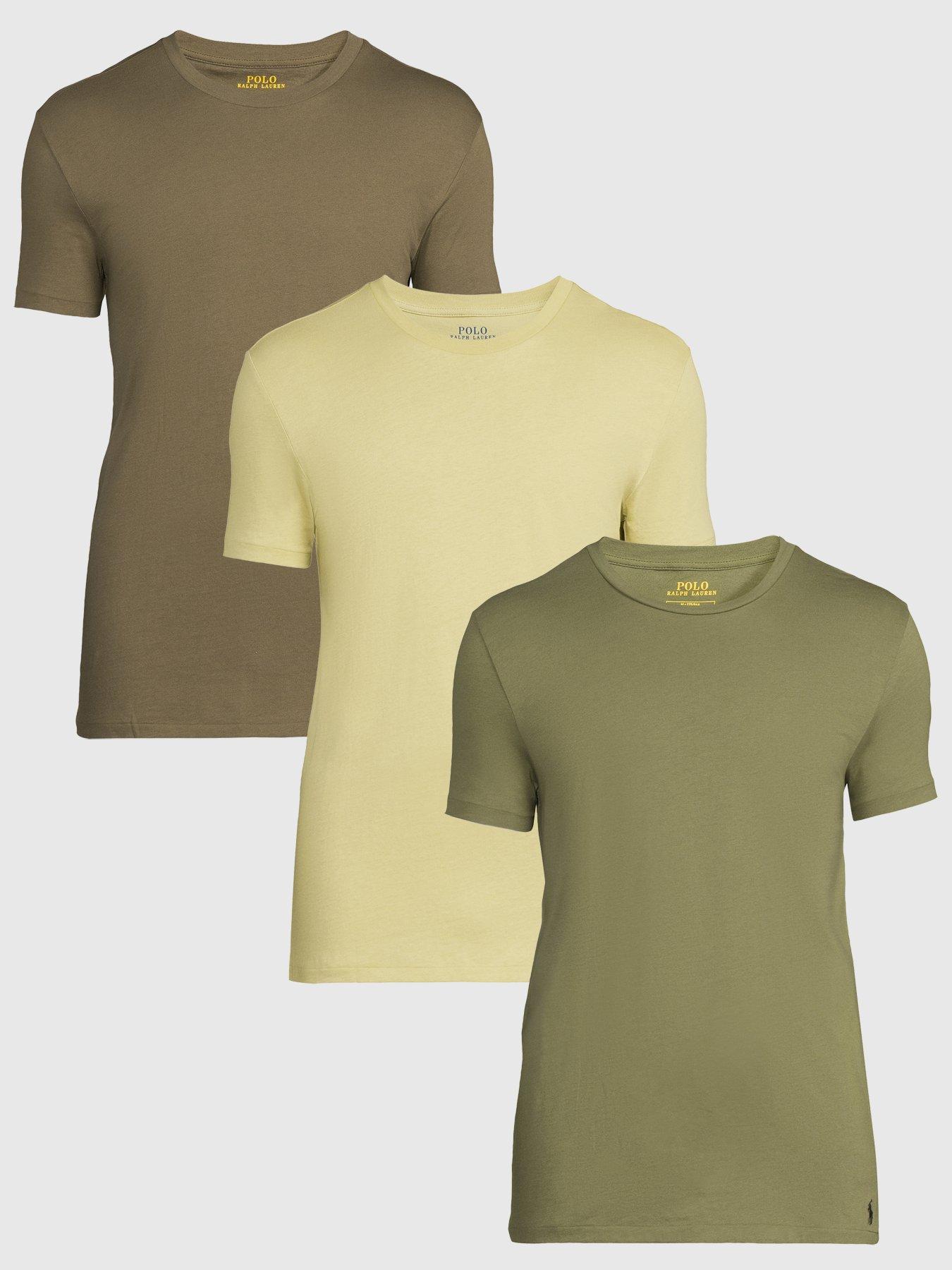 Image 1 of 4 of Polo Ralph Lauren 3 Pack Loungewear T-Shirts - Assorted