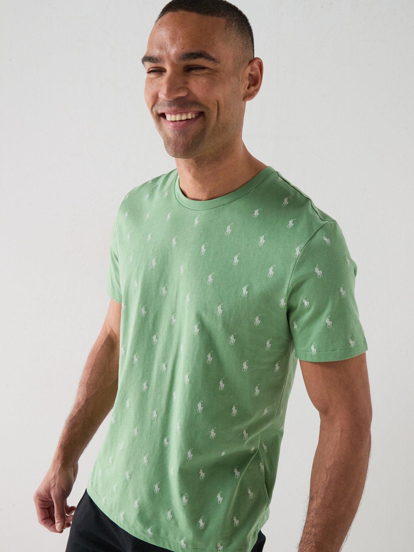 Polo Ralph Lauren Loungewear Multi Pp All Over Print T-Shirt - Green