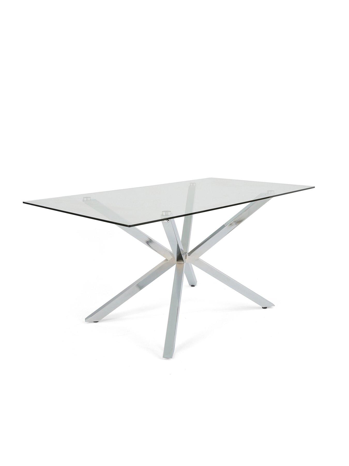 Image 4 of 8 of The Very Collection Sander Corner Storage Bench&nbsp;With Chopstick 160cm Chrome Rectangular Corner Bench &amp; 2 Sander Chairs - Beige - FSC&reg; Certified