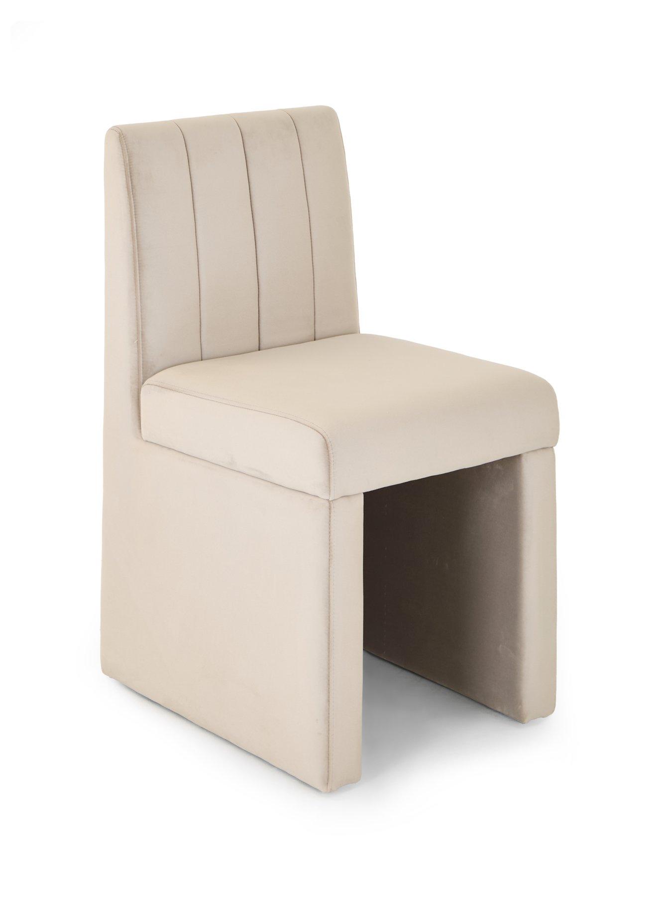 Image 6 of 8 of The Very Collection Sander Corner Storage Bench&nbsp;With Chopstick 160cm Chrome Rectangular Corner Bench &amp; 2 Sander Chairs - Beige - FSC&reg; Certified