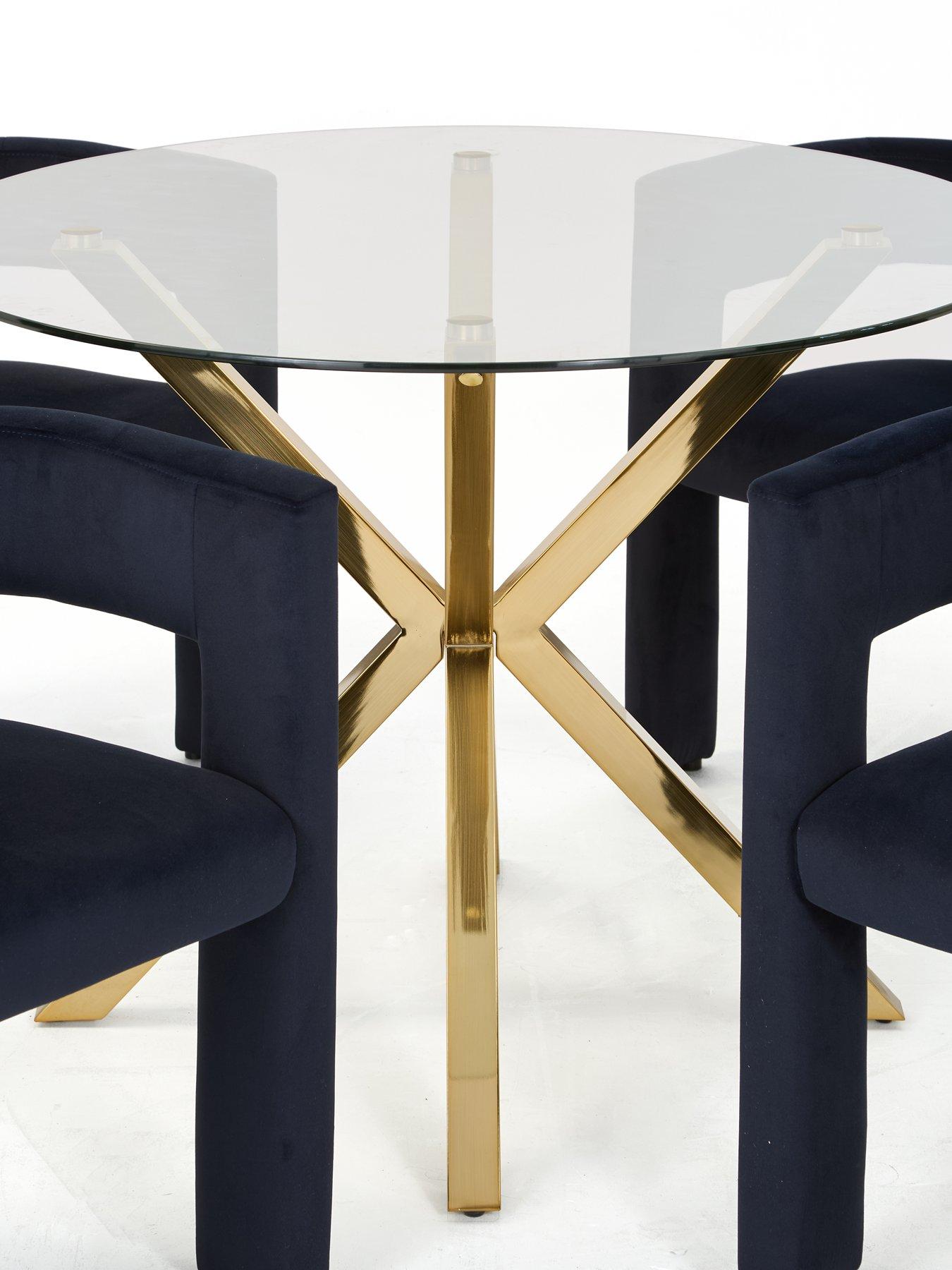 the-very-collection-chopstick-120cm-brass-dining-table-4-nell-navy-dining-chairsoutfit