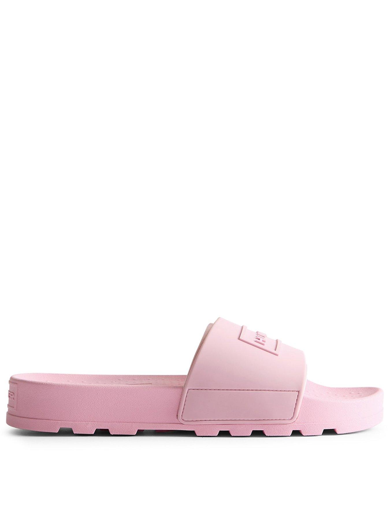 Hunter Unisex Core Embossed Silicone Slider - Pink